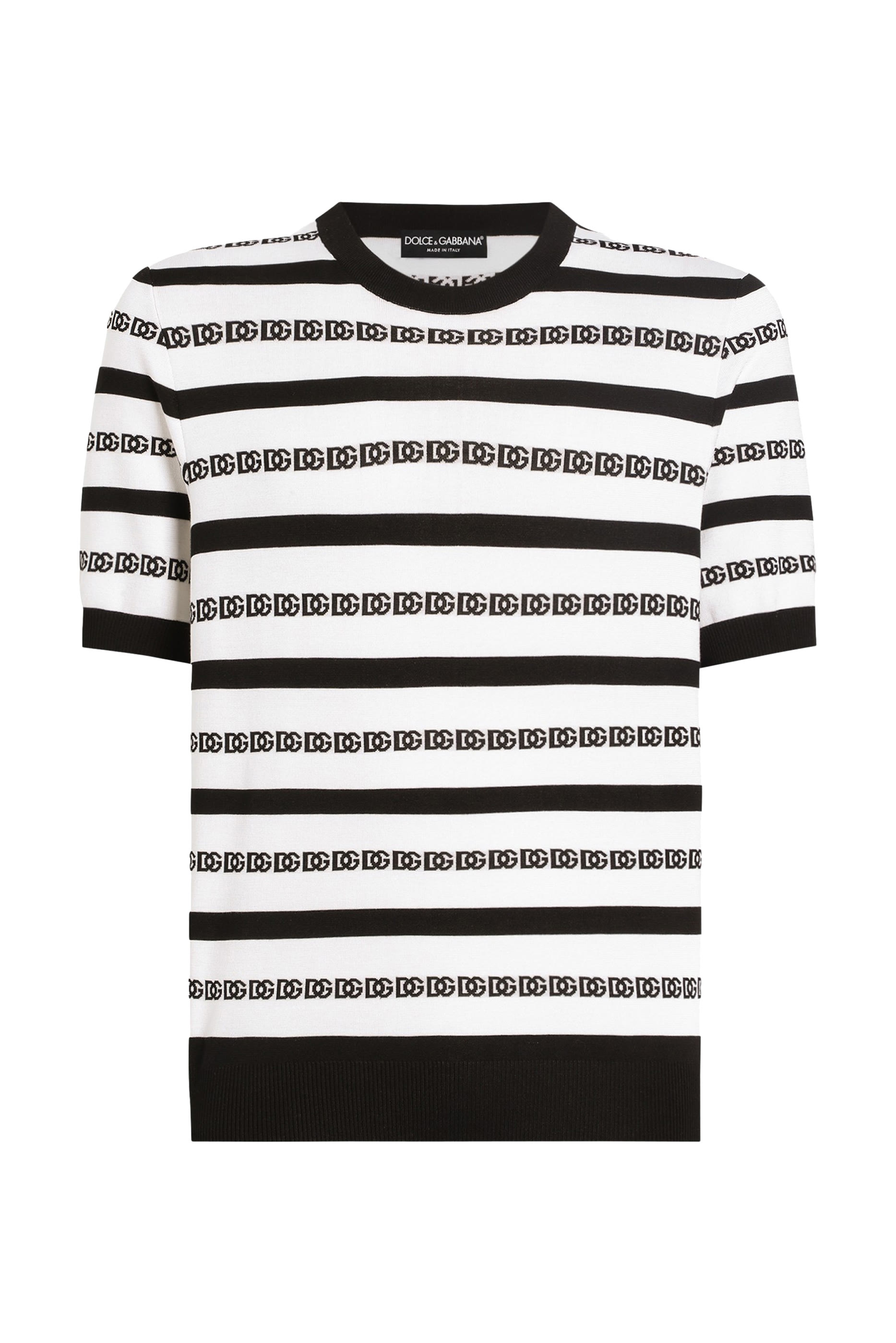 All-Over Logo Print Silk Pullover