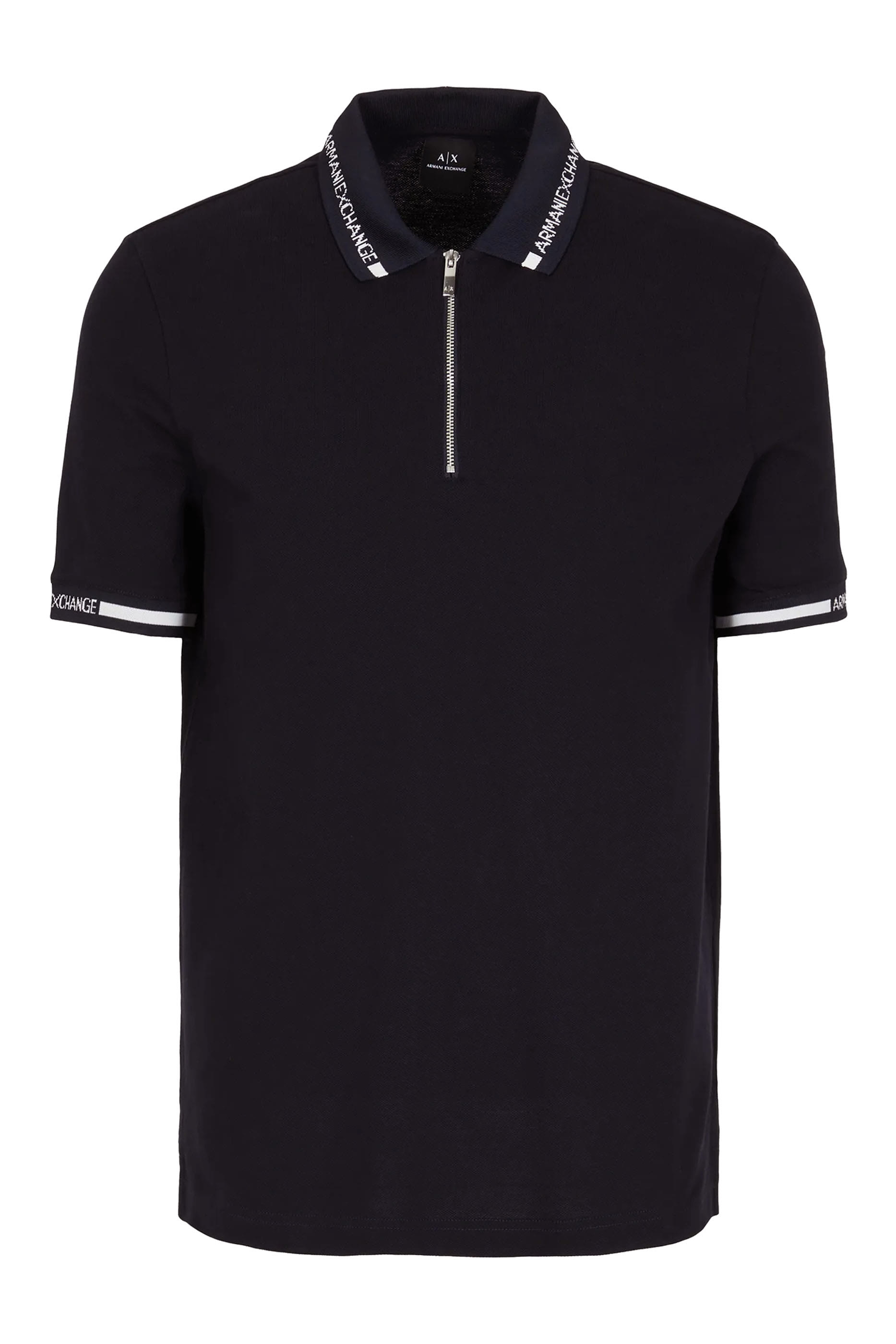 Half-Zip Cotton Piqu&eacute; Polo Shirt