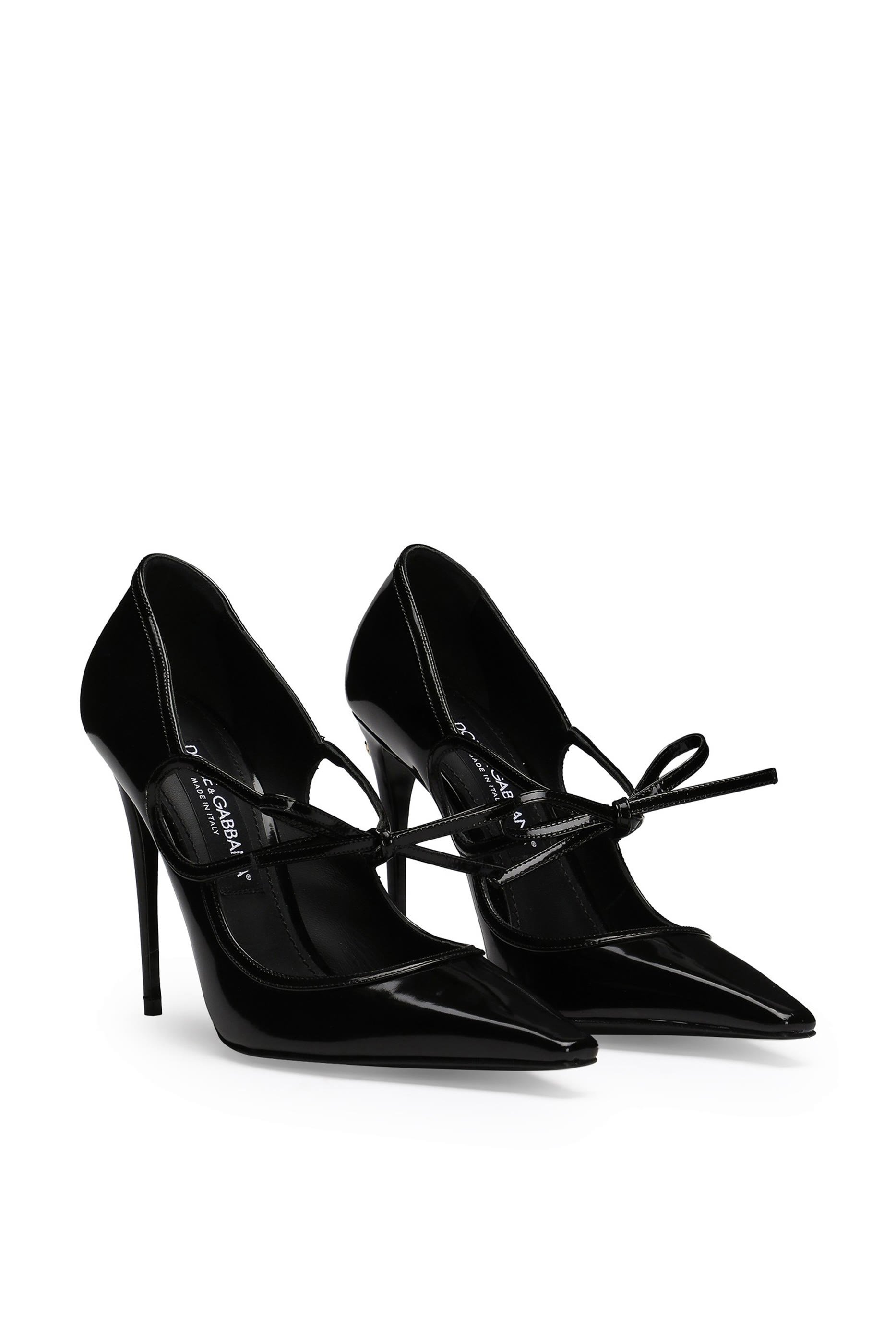 Ribbon-Tie 105 Leather Pumps
