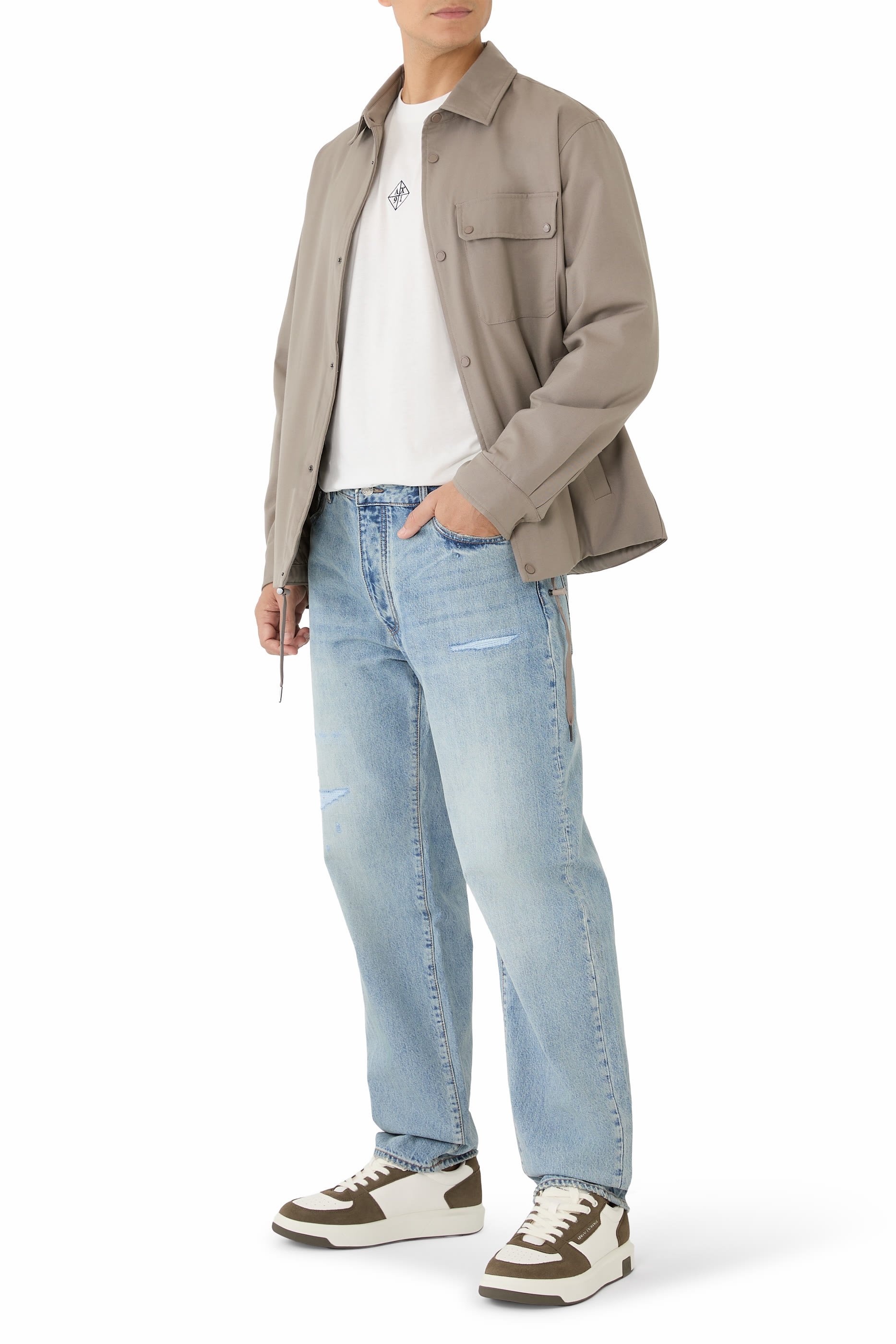 One Block Up Relaxed Denim Pants