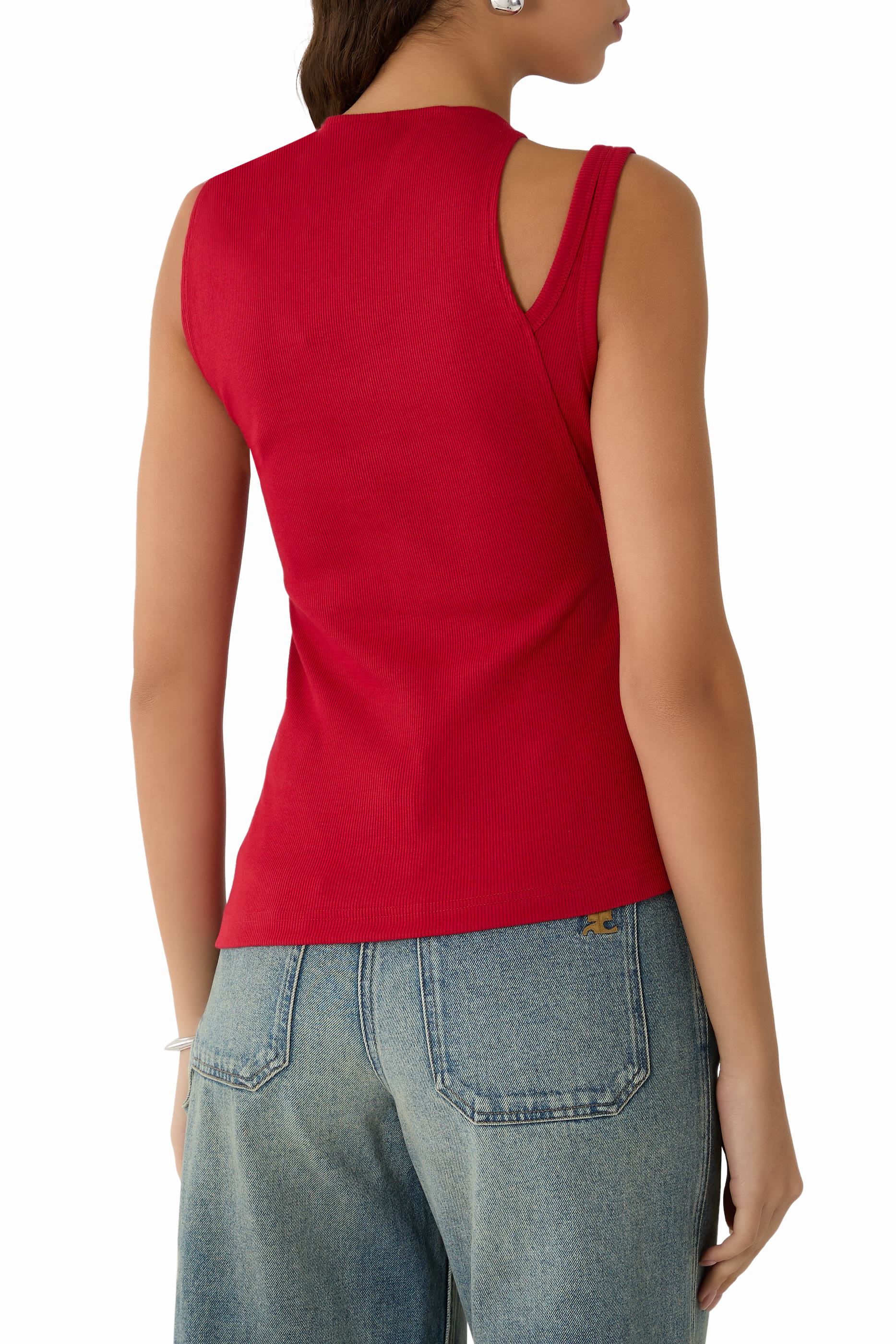 Oblique 90’s Rib Top