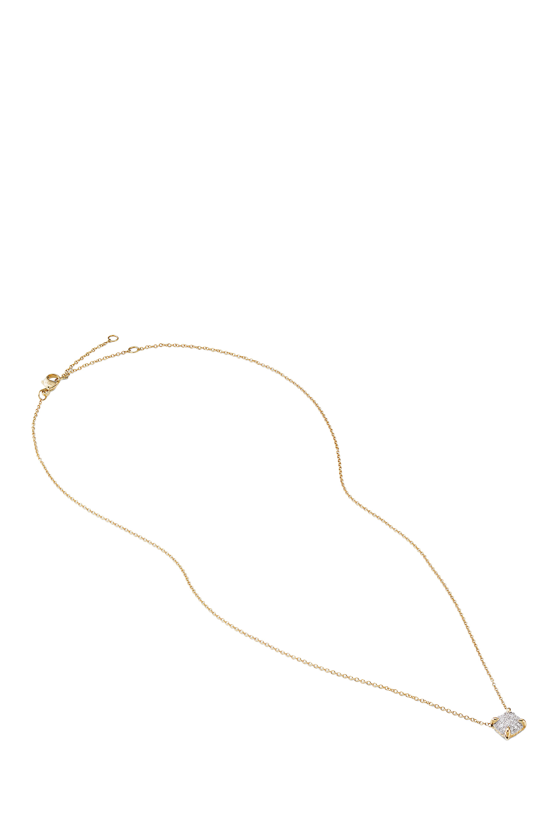 Petite Chatelaine Pendant, 18k Gold & Diamond