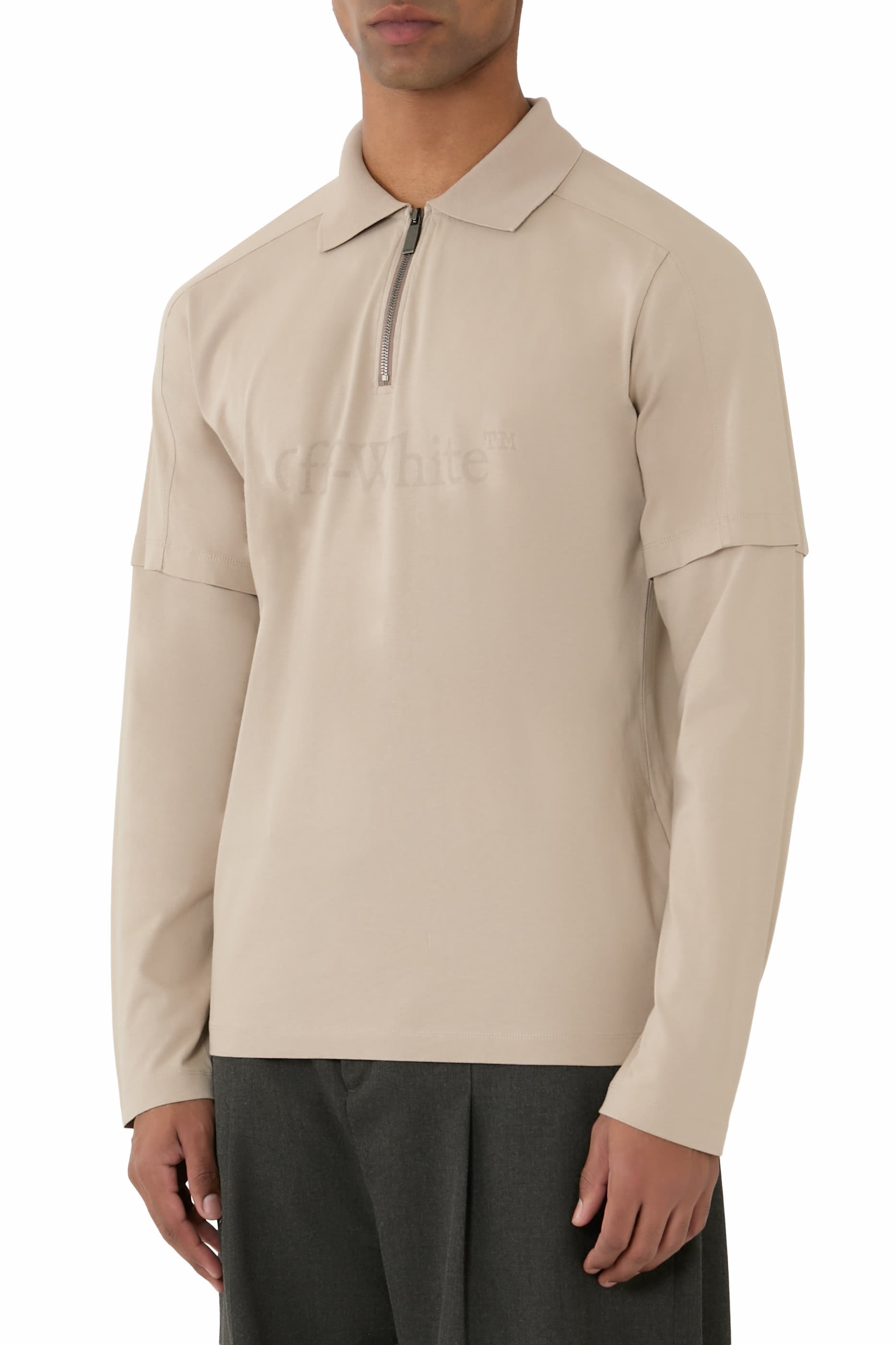 Big Bookish Double Sleeve Polo