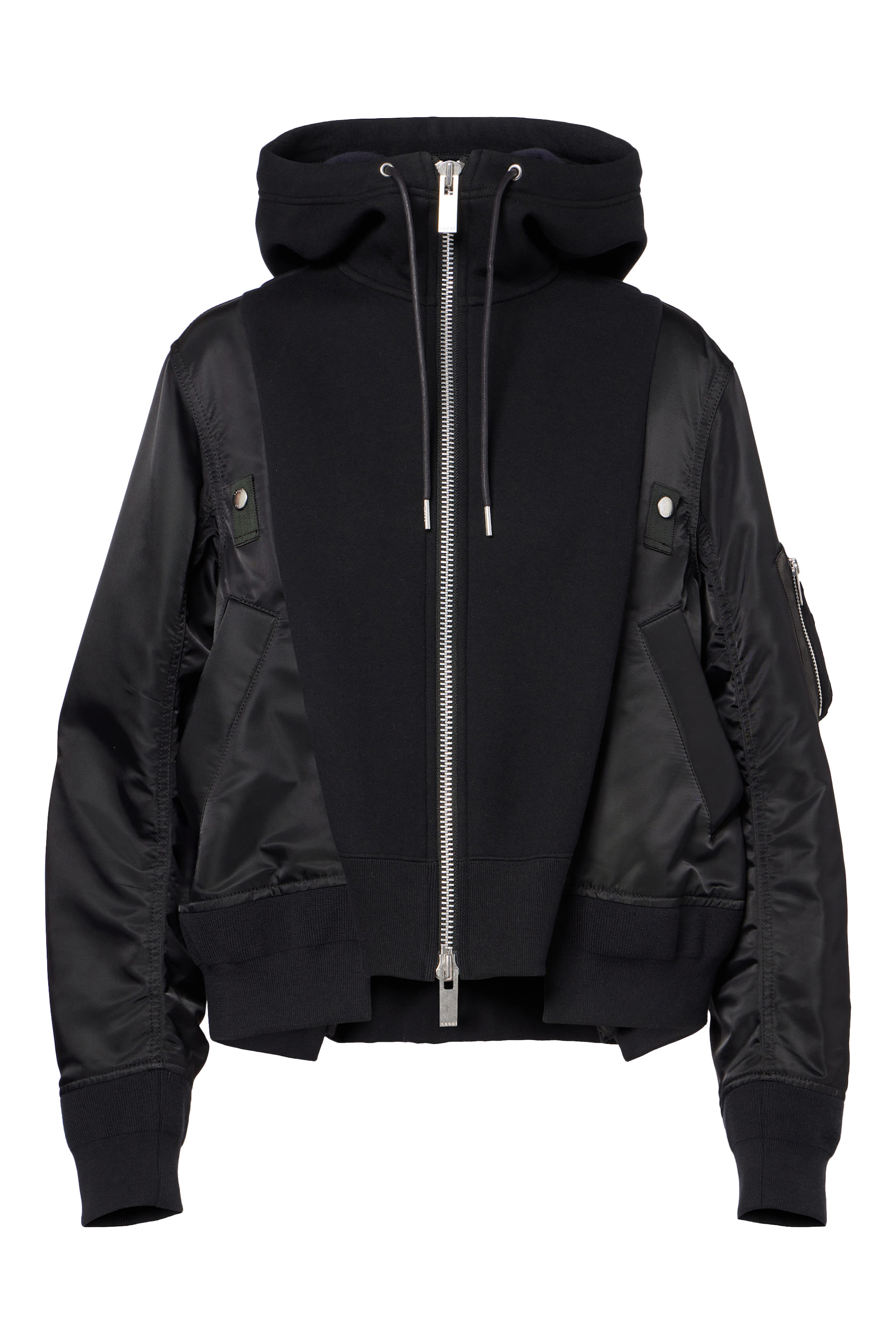 Sponge Sweat x Nylon Twill Hoodie