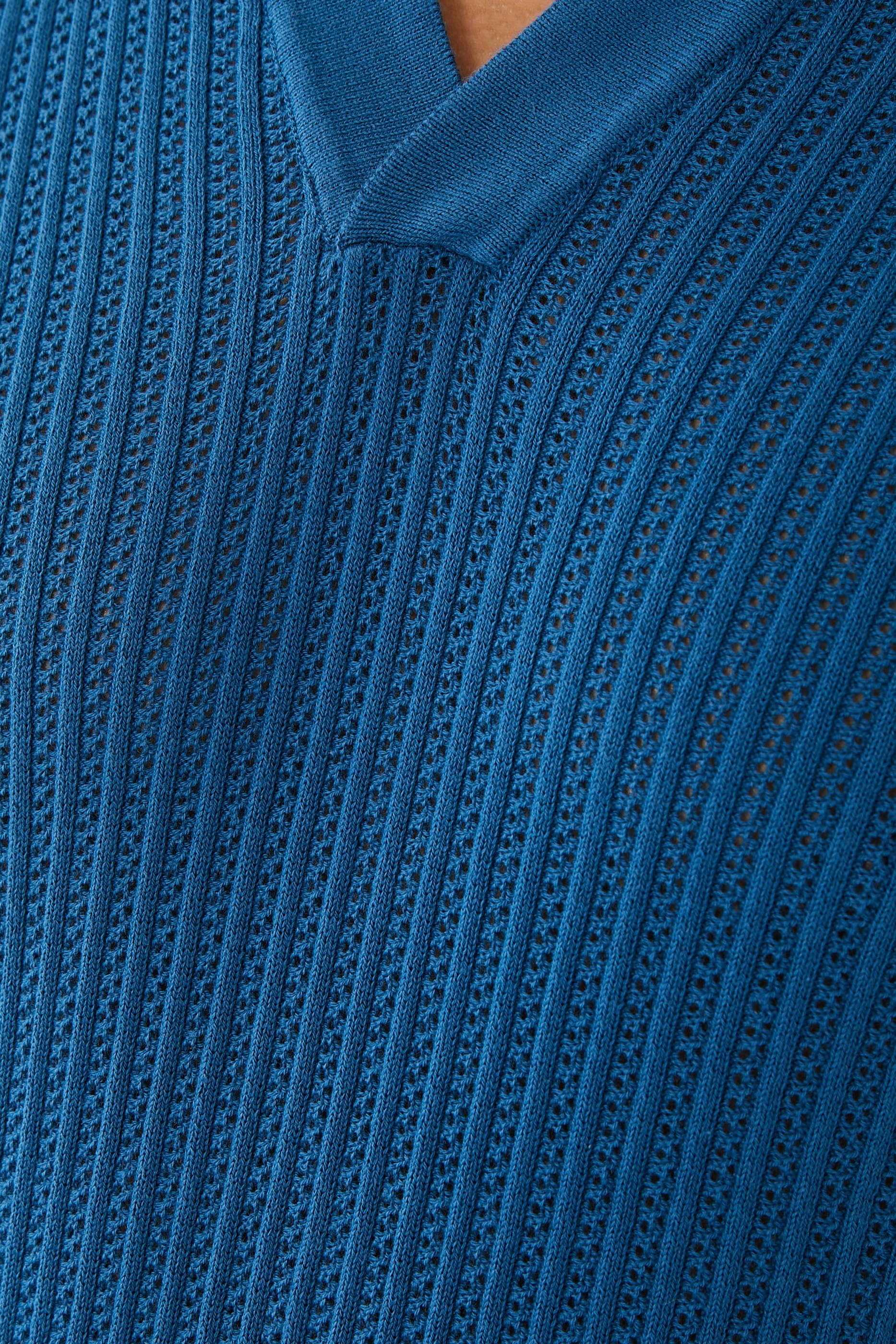 Rino Chain Stitch Knitted Polo