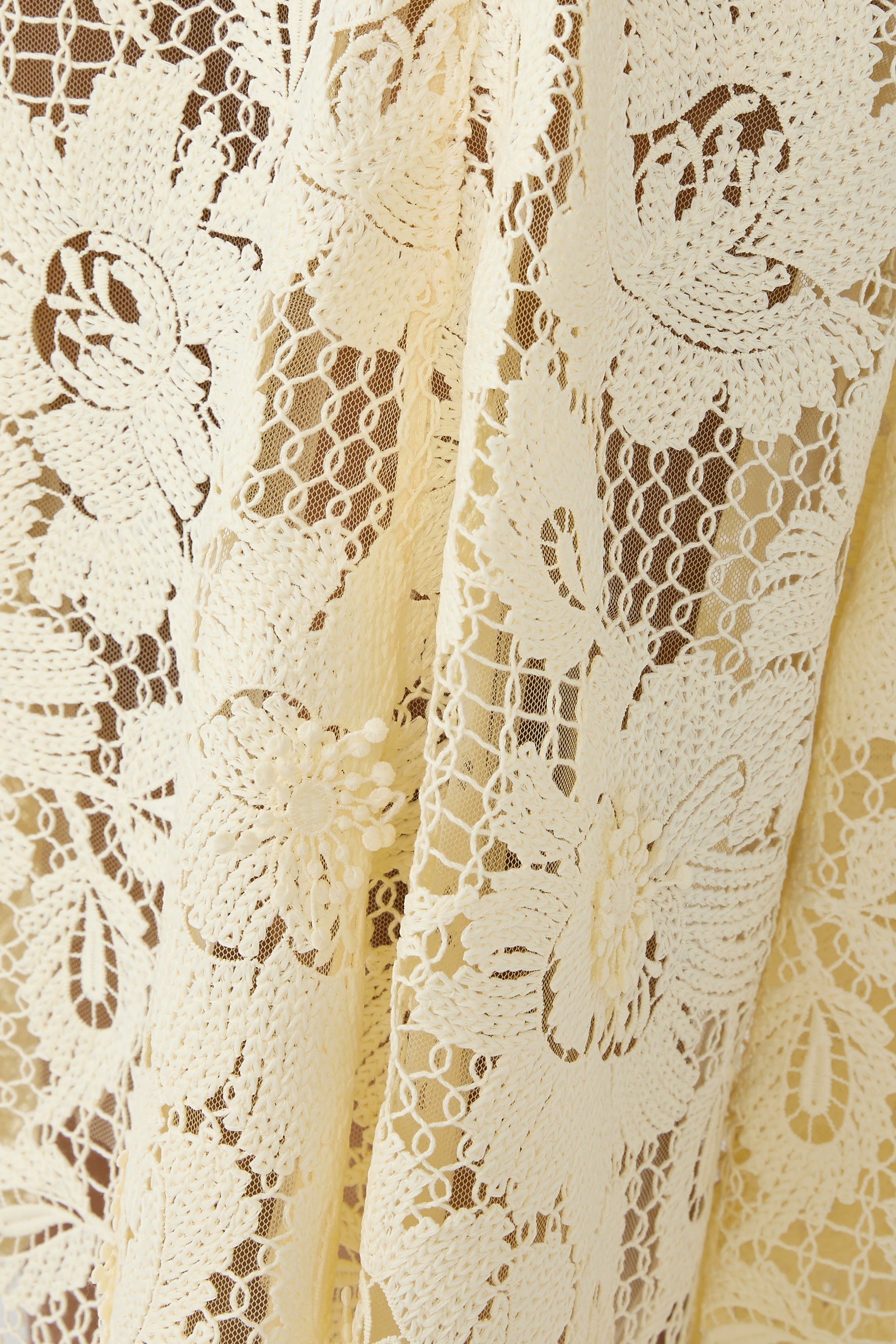 Crochet Lace Midi Dress