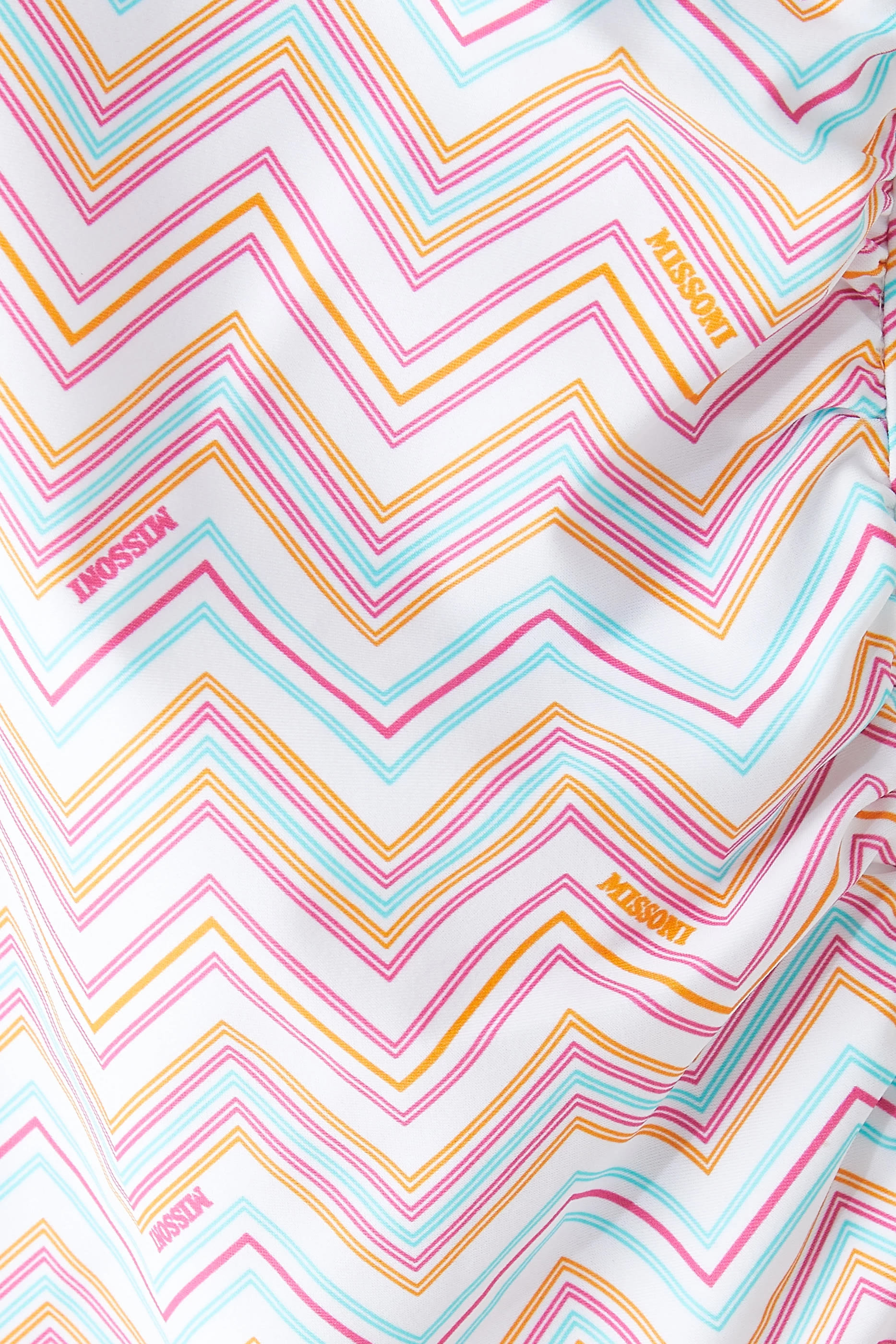 Kids Zigzag One Shoulder Swimsuit