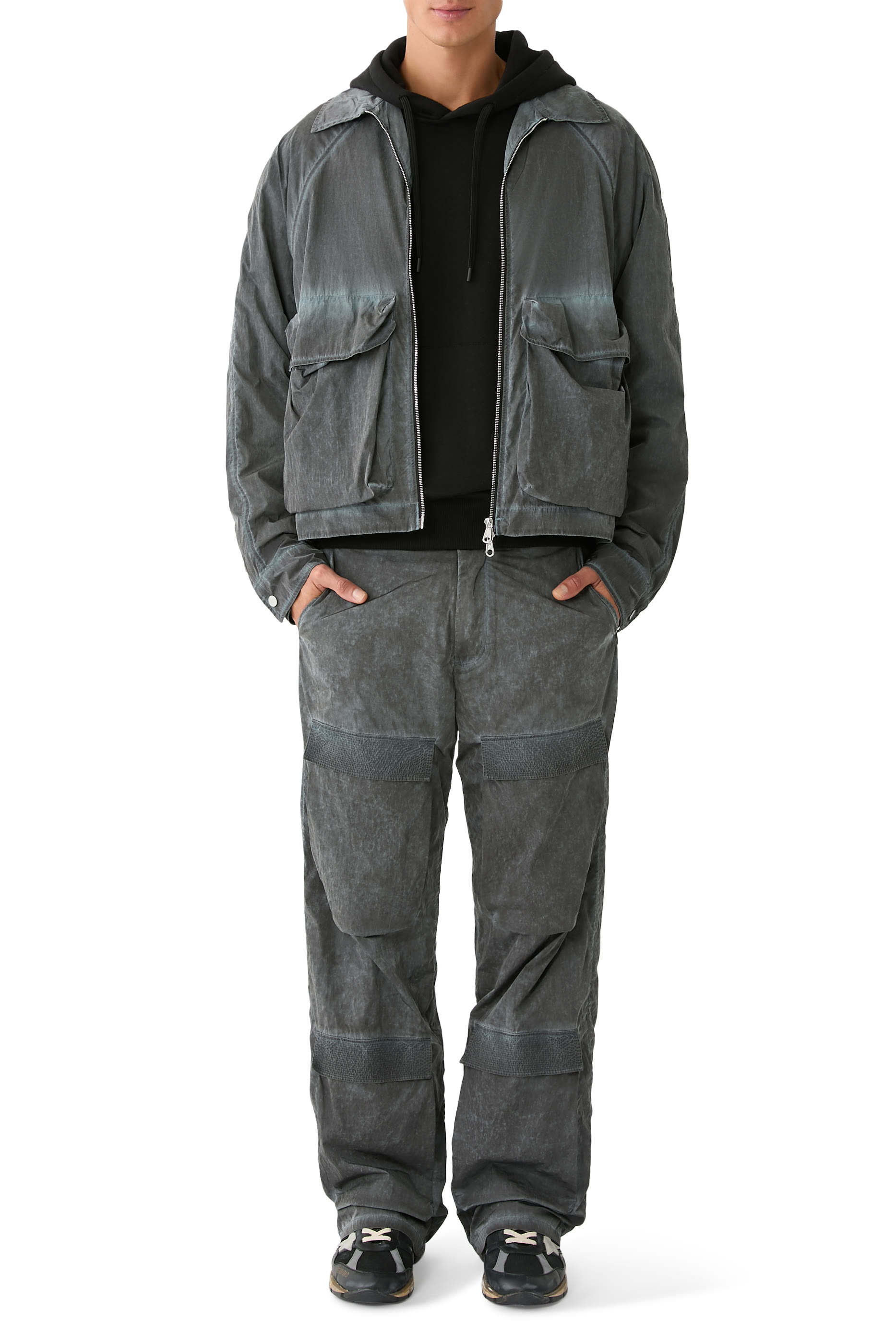 Cold Wash Raglan Overshirt