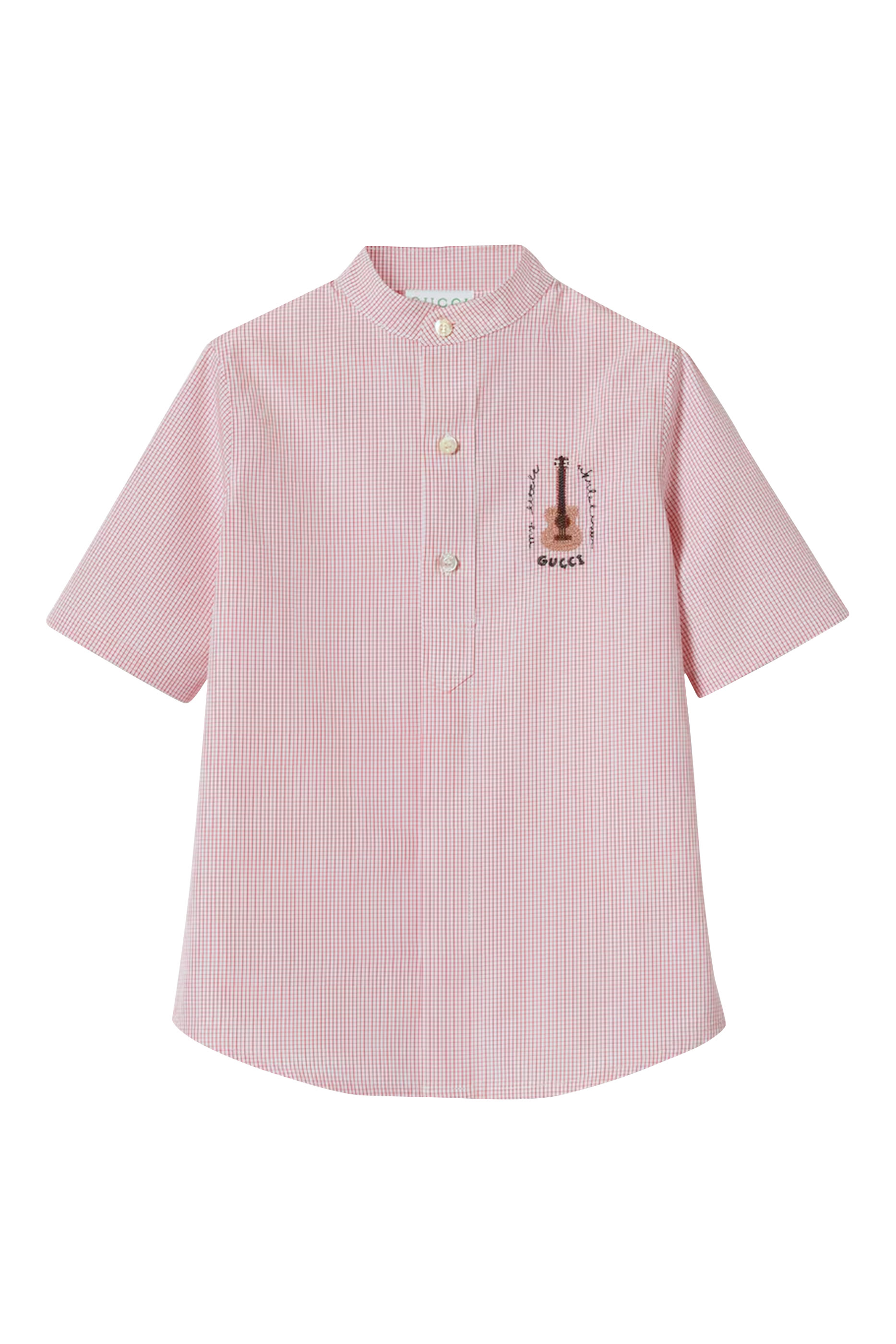 Kids Embroidered Cotton Shirt