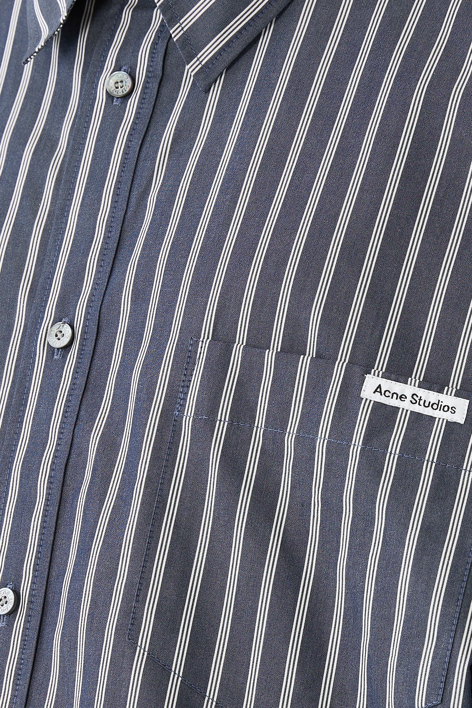 Double-Sleeve Striped Shirt 