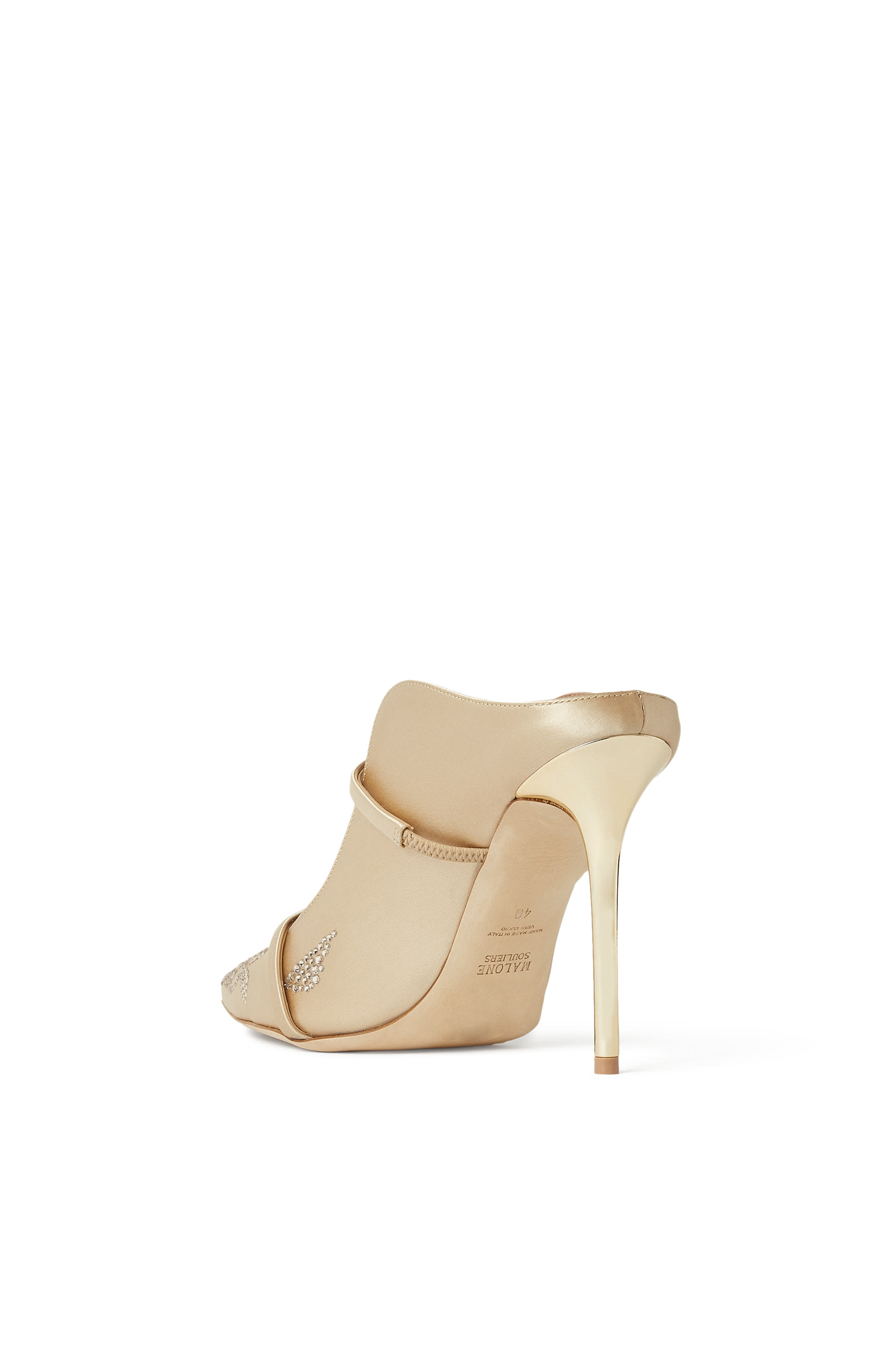 Maureen 100 Crystal-Embellished Mules