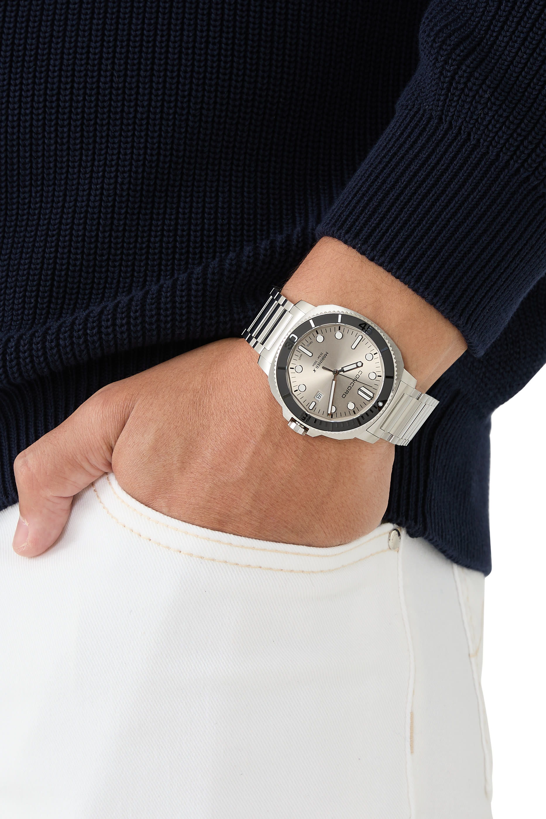 Mariner X Diver Quartz Watch, Stainless Steel, Ceramic & Sapphire Crystal