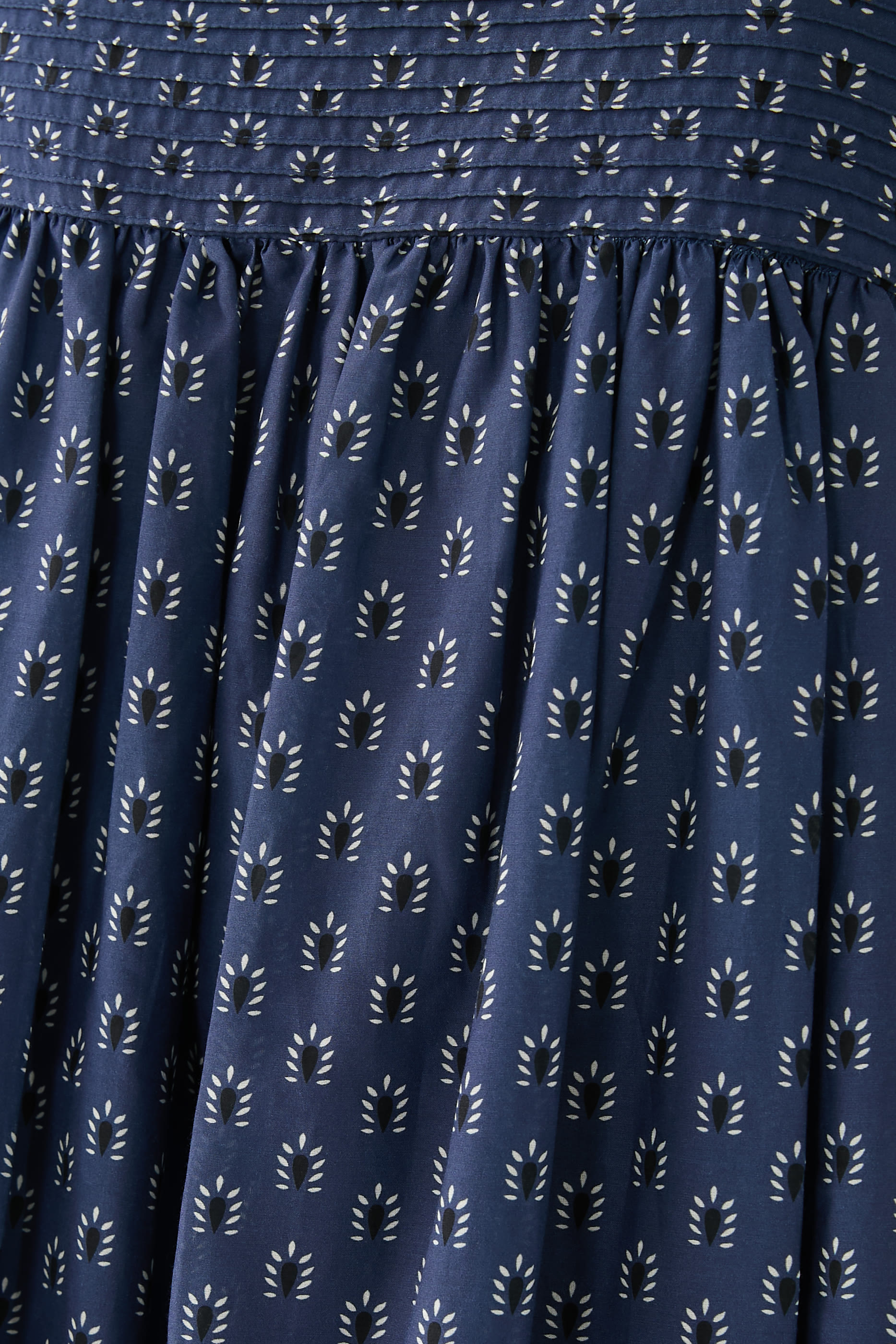 Empire Pintuck Bodice Dress