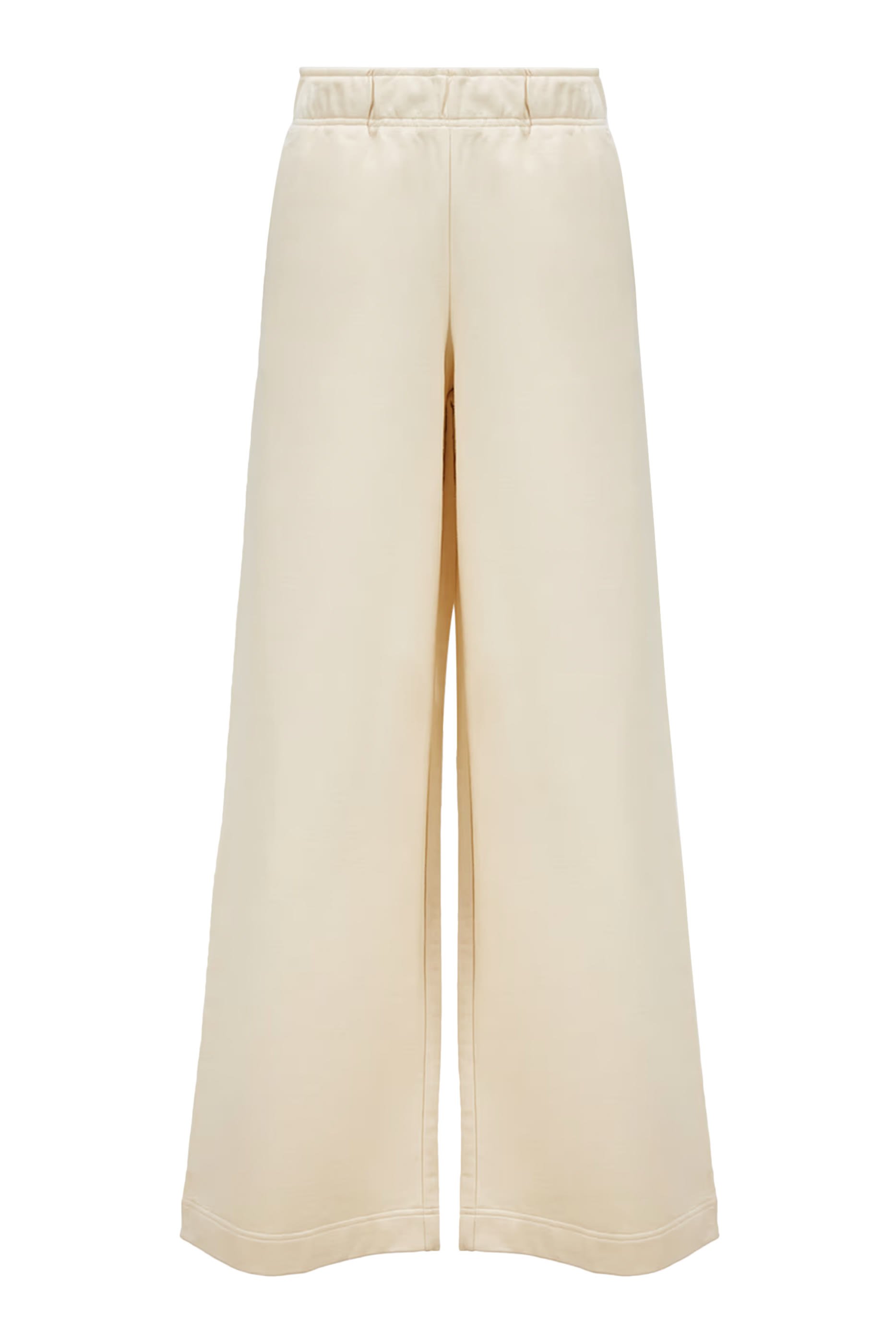 Wide-Leg Cotton Track Pants