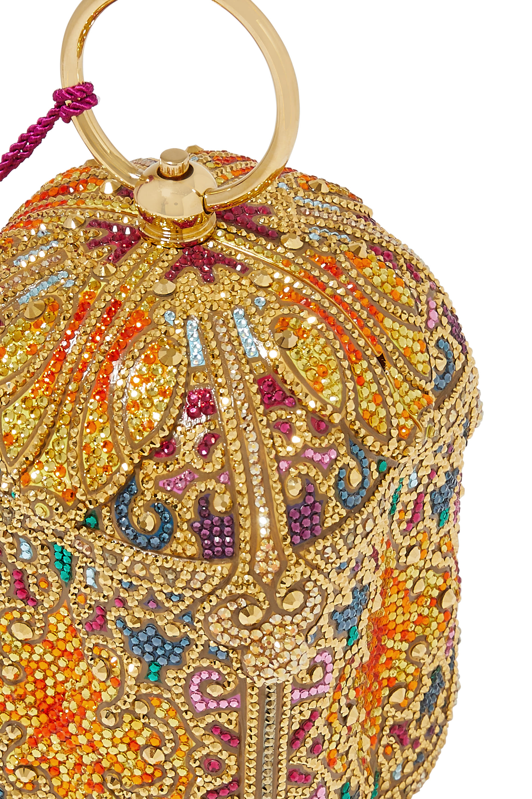 Lantern Divine Crystal Clutch Bag