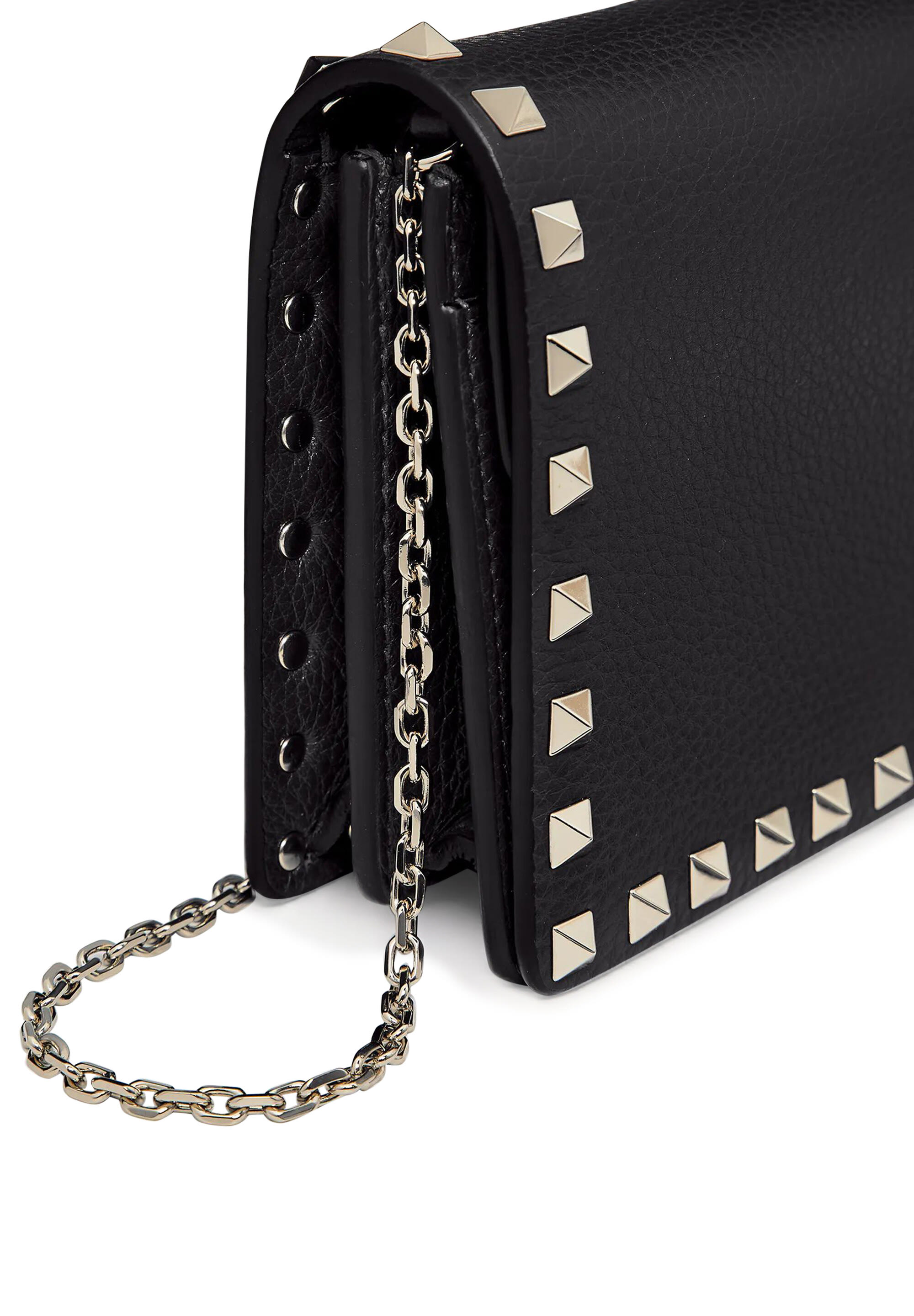 Rockstud Leather Pouch
