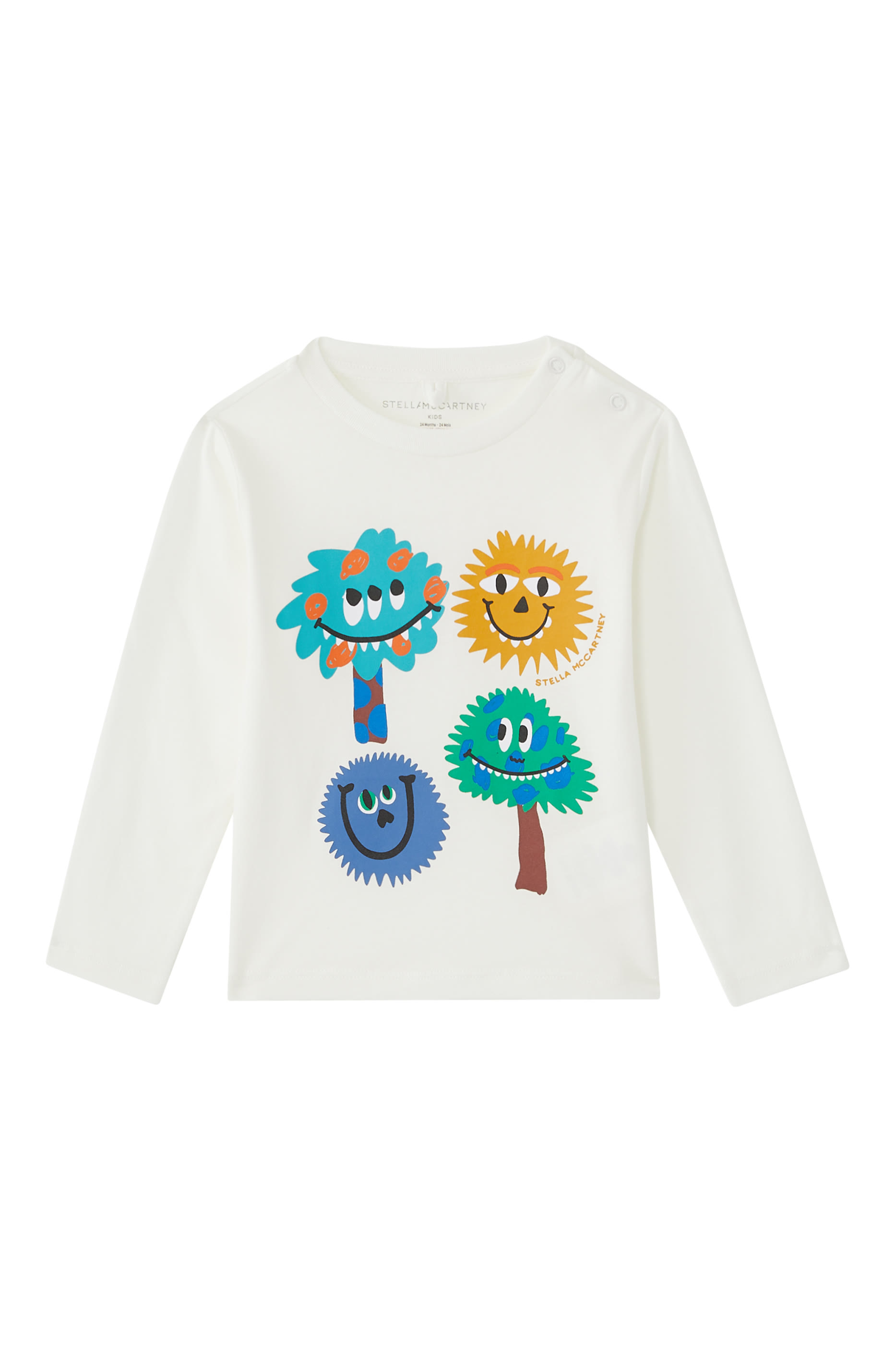 Kids Cotton Print Long Sleeve T-Shirt