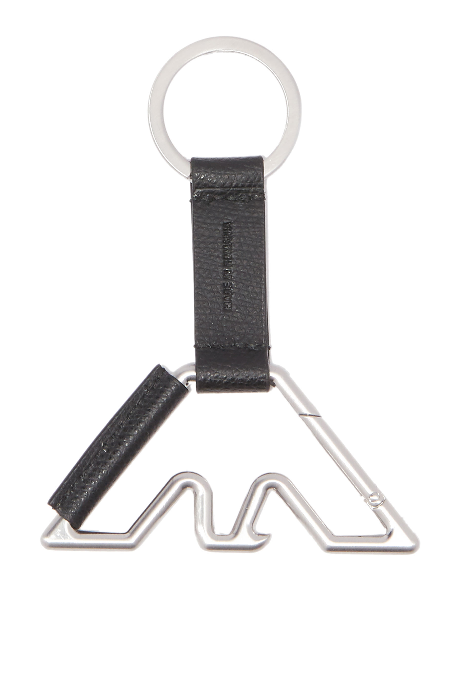 Eagle Logo Hook Leather Keyring