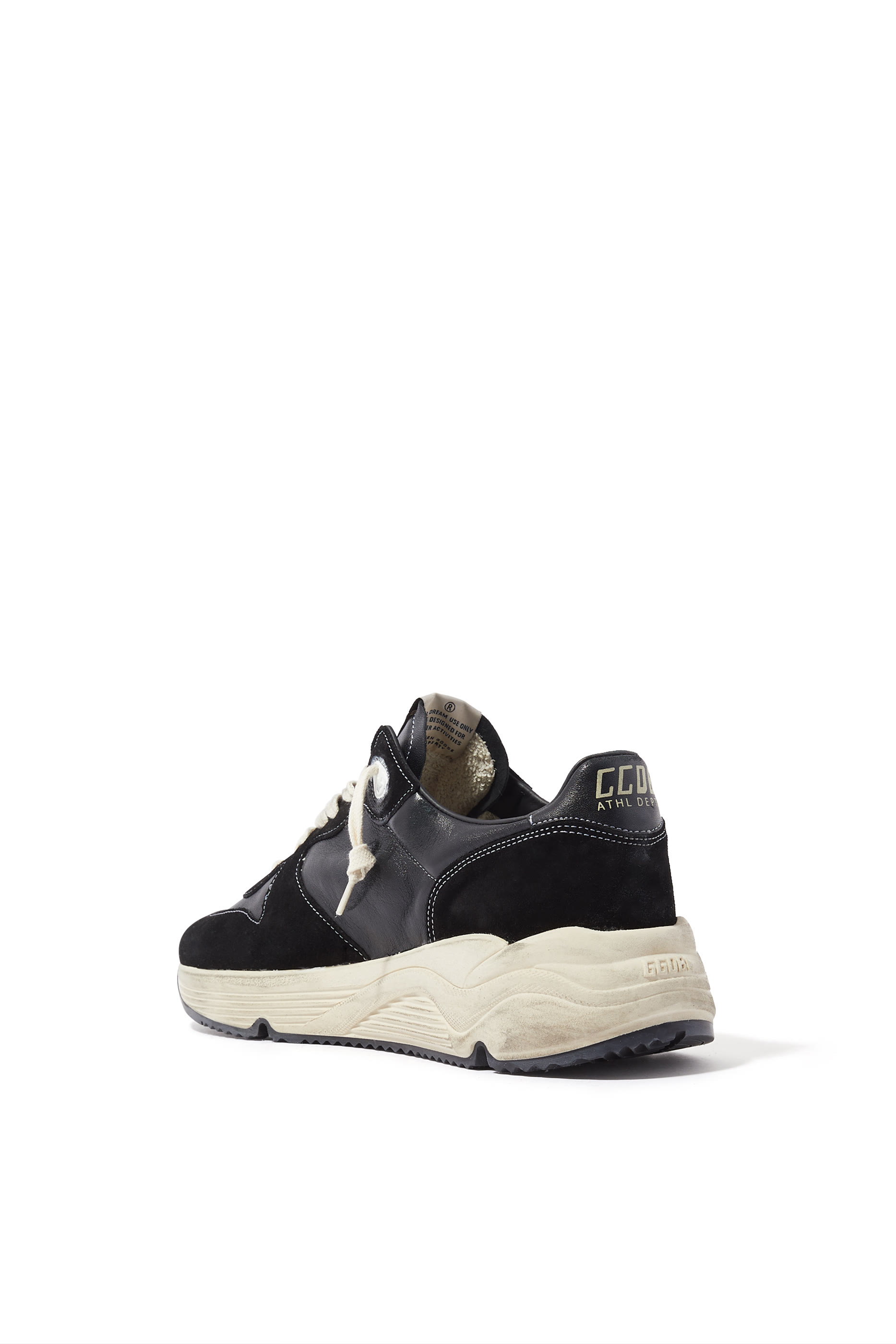 Running Sole Leather Sneakers