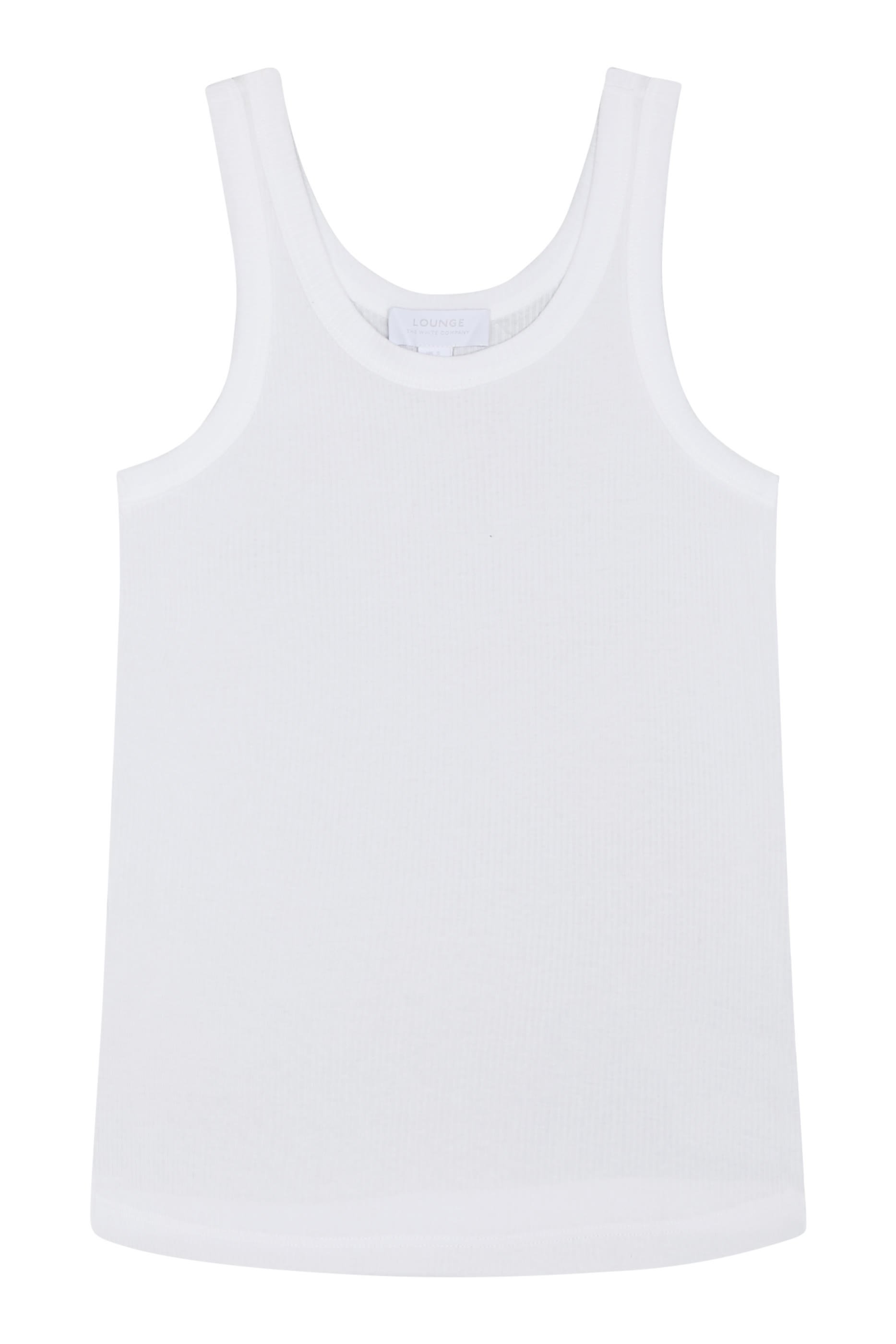 Ribbed Organic Cotton Lounge Vest