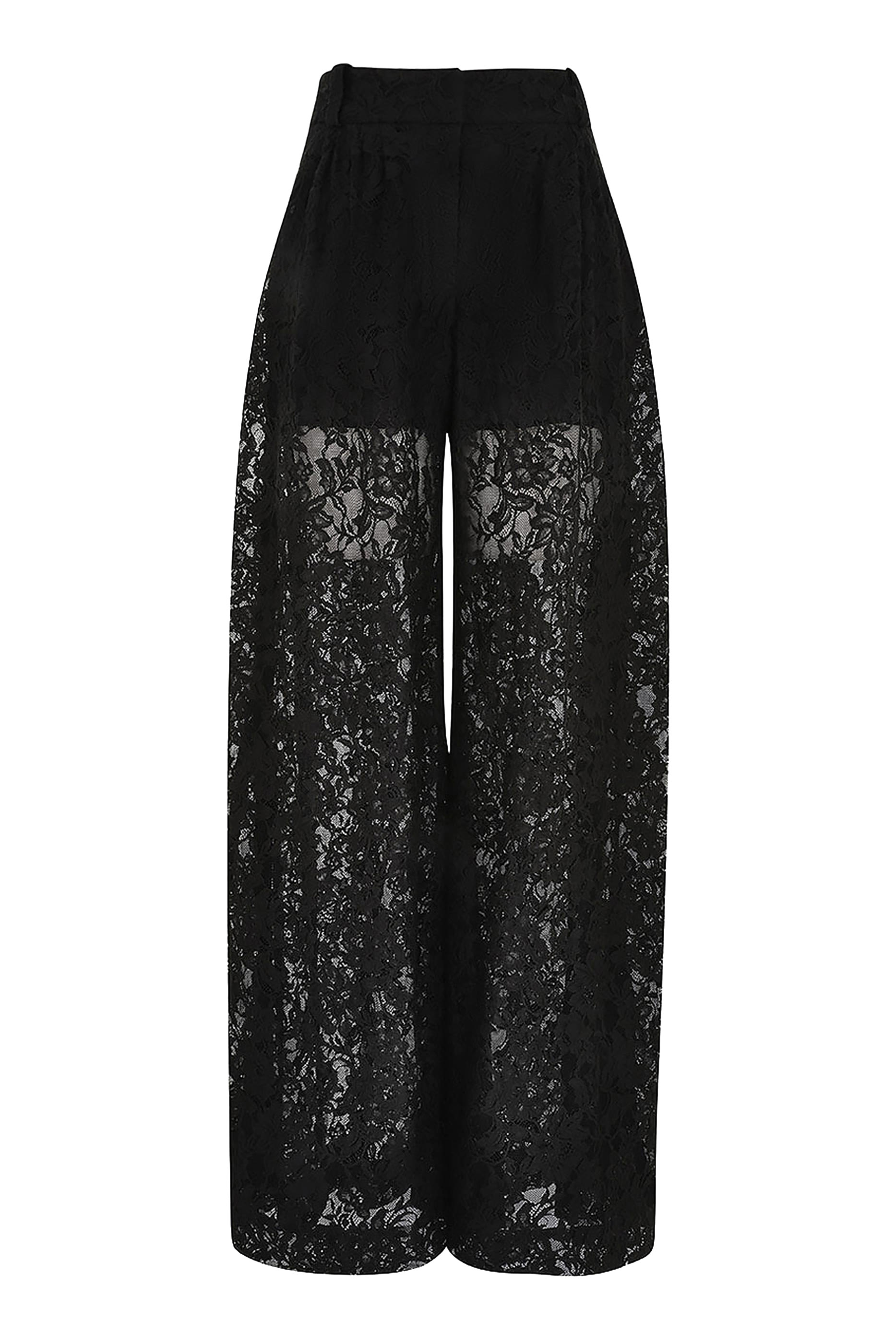 Crush Belted Lace Pants