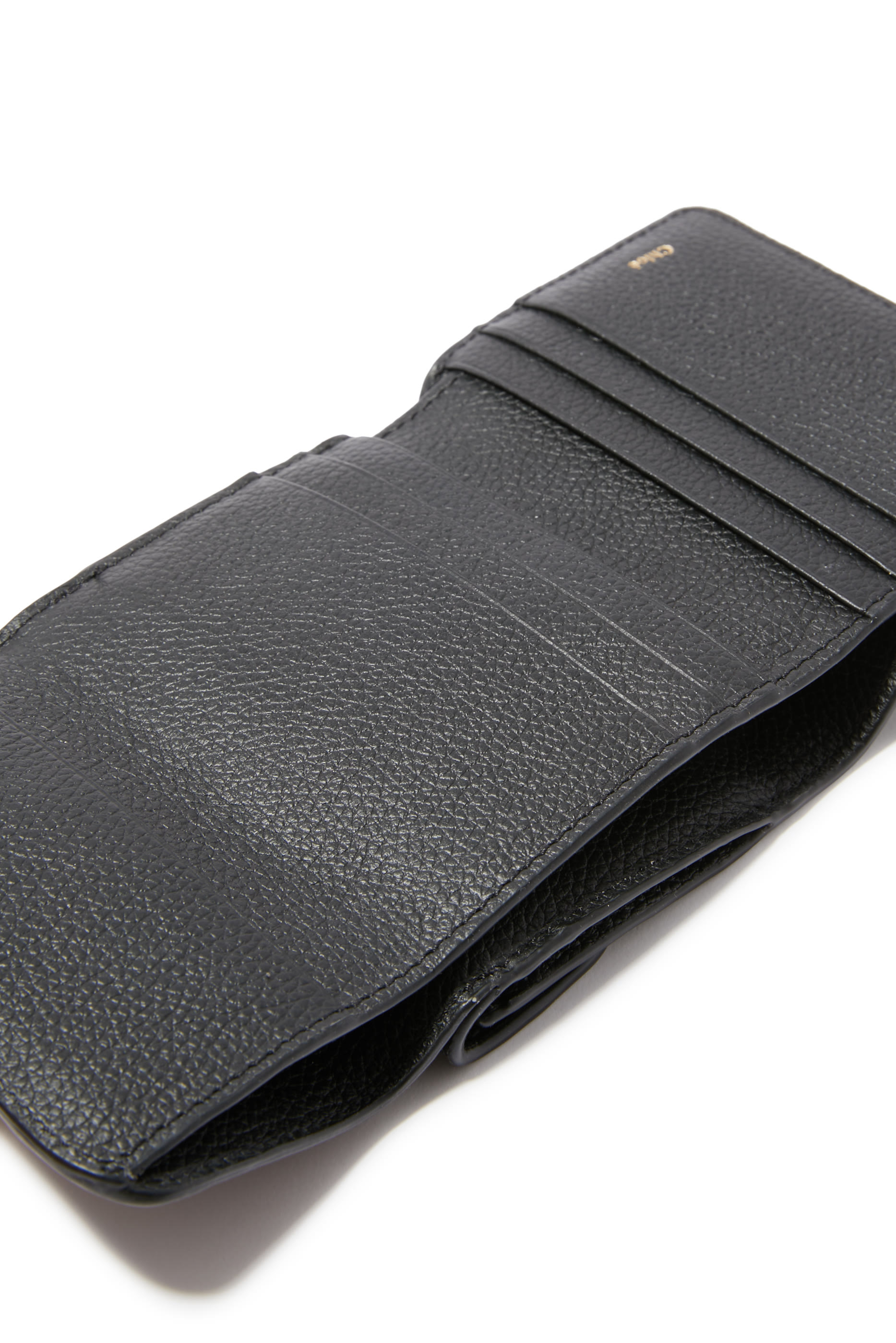 Marcie Small Grained Leather Tri-Fold Wallet