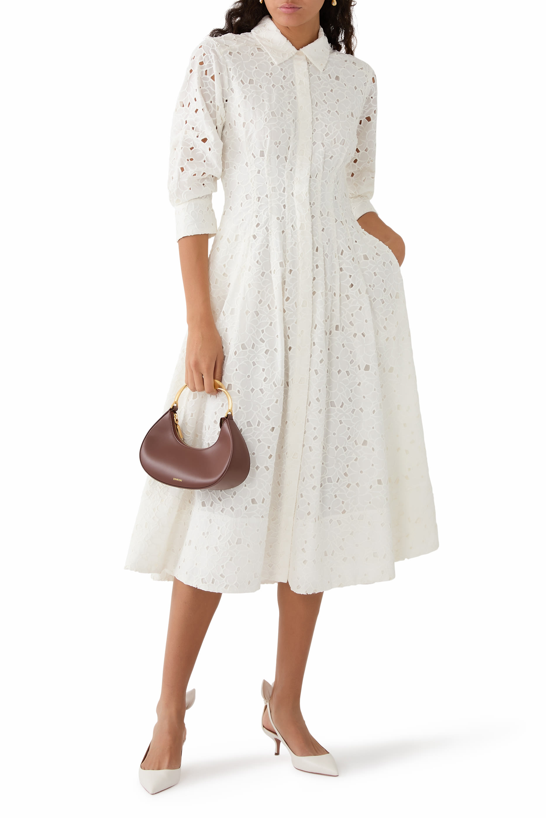 Jazz Embroidered Midi Dress