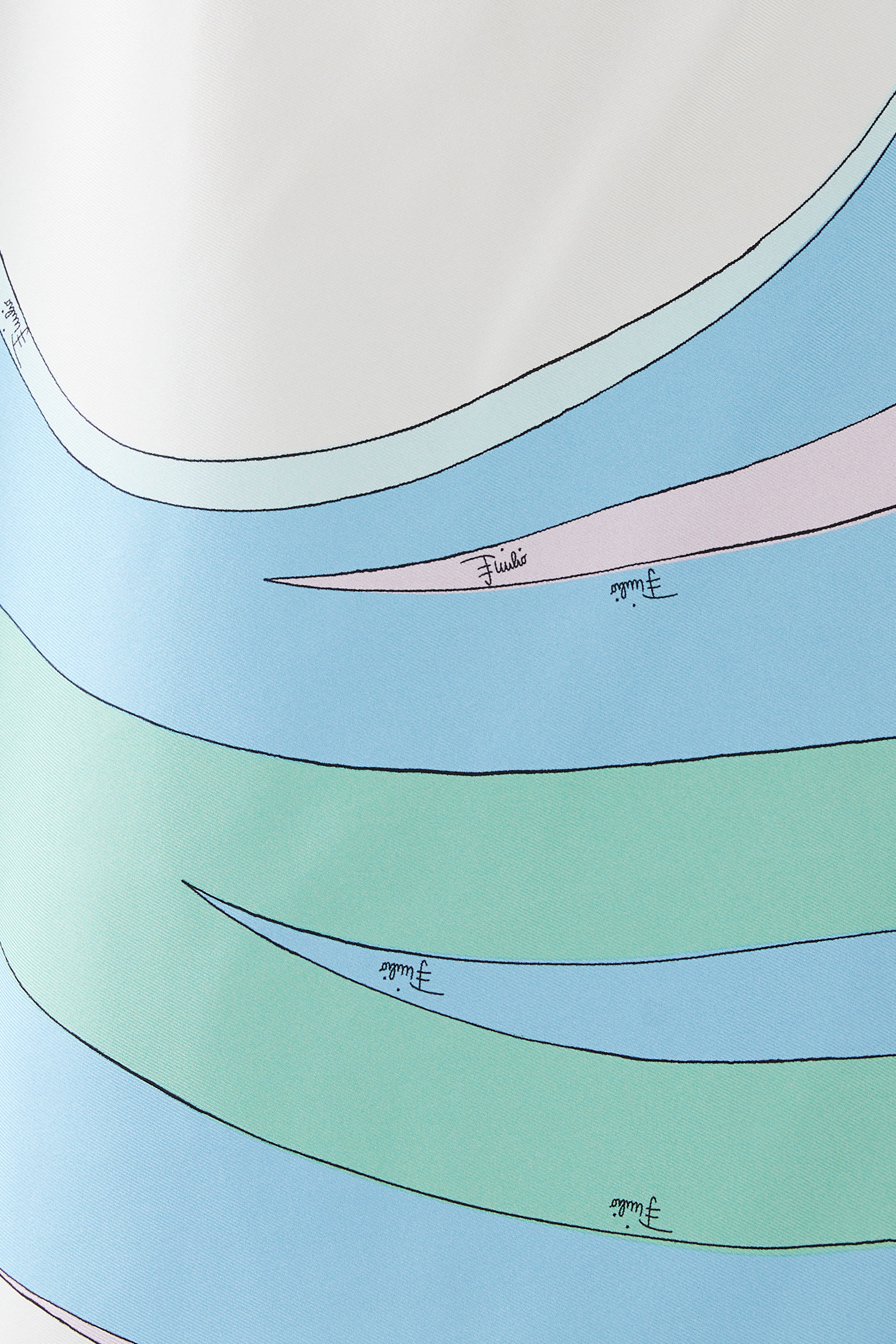 Cigni-Print Asymmetric Dress