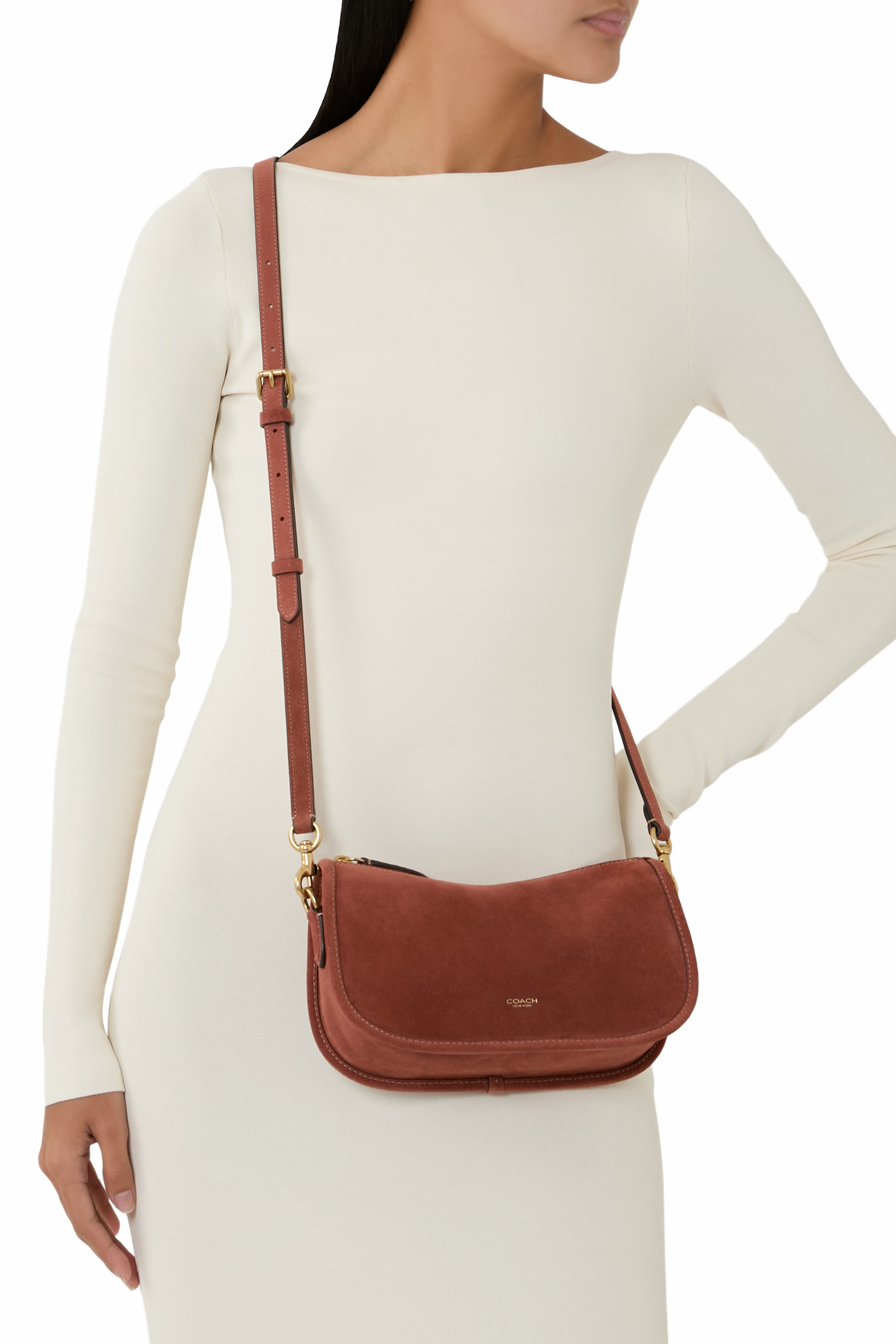 Suede Waverly Bag