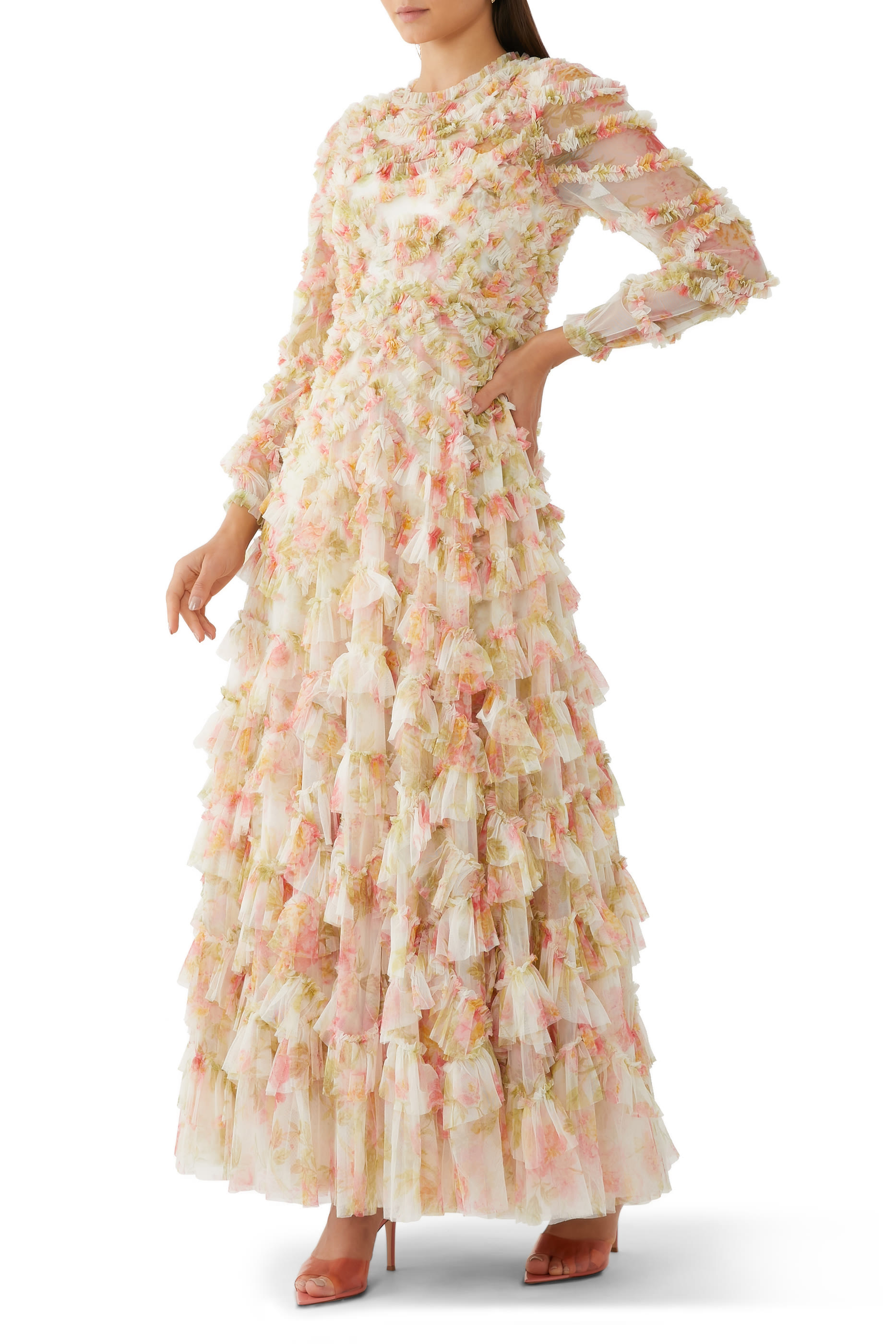 Peony Promise Lana Round Neck Gown