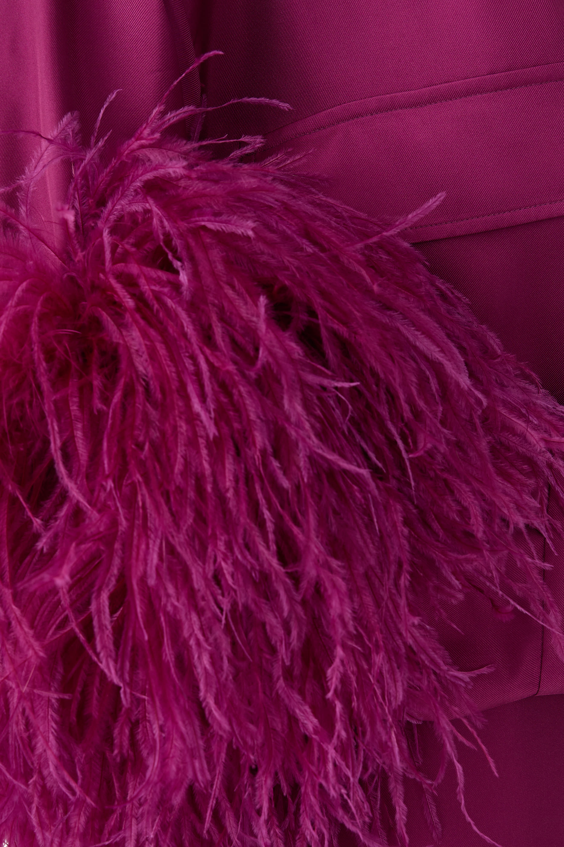 Bloomingdale's Exclusive Button Down Feathered Dress