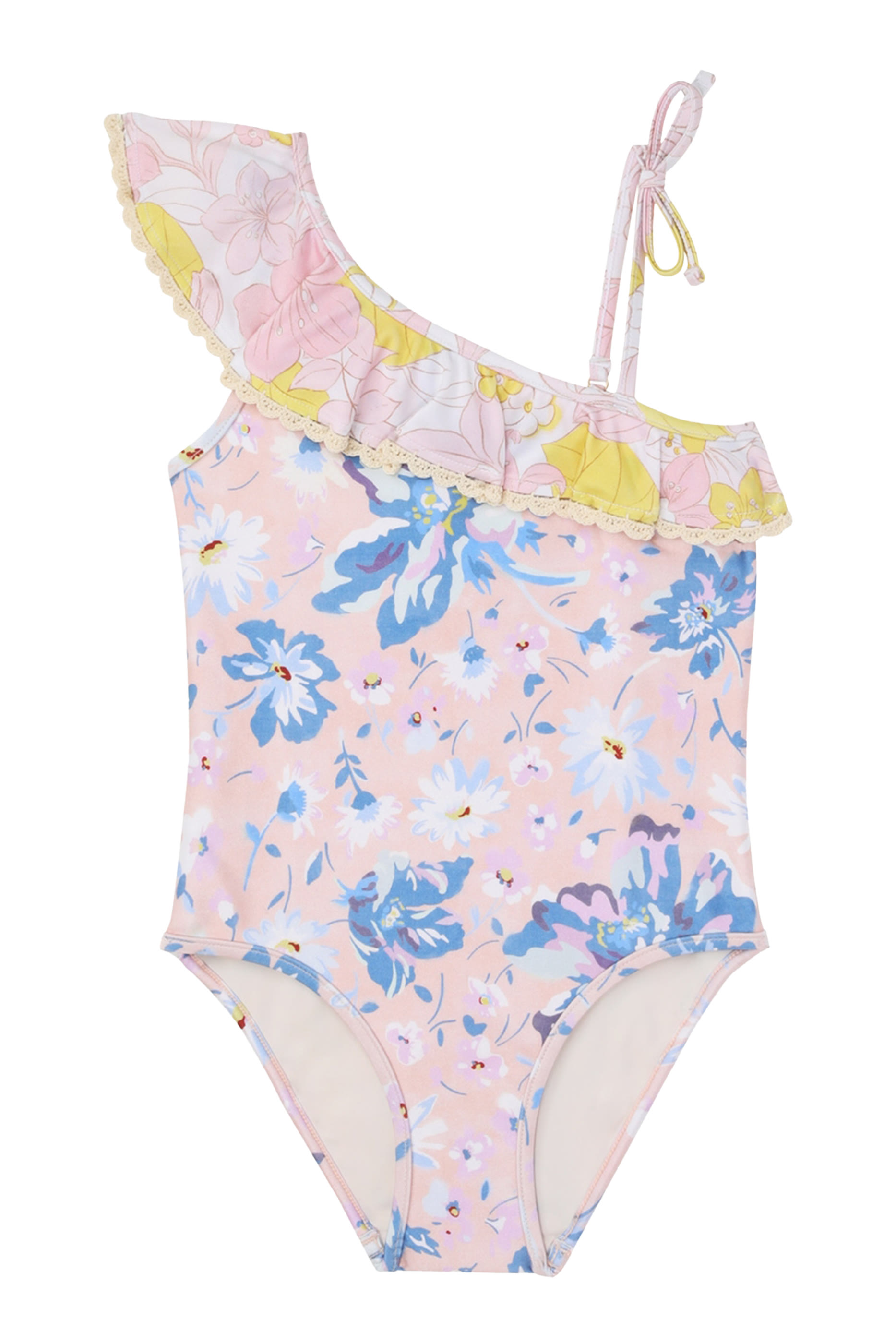 Kids One-Piece Pop Trim Frill