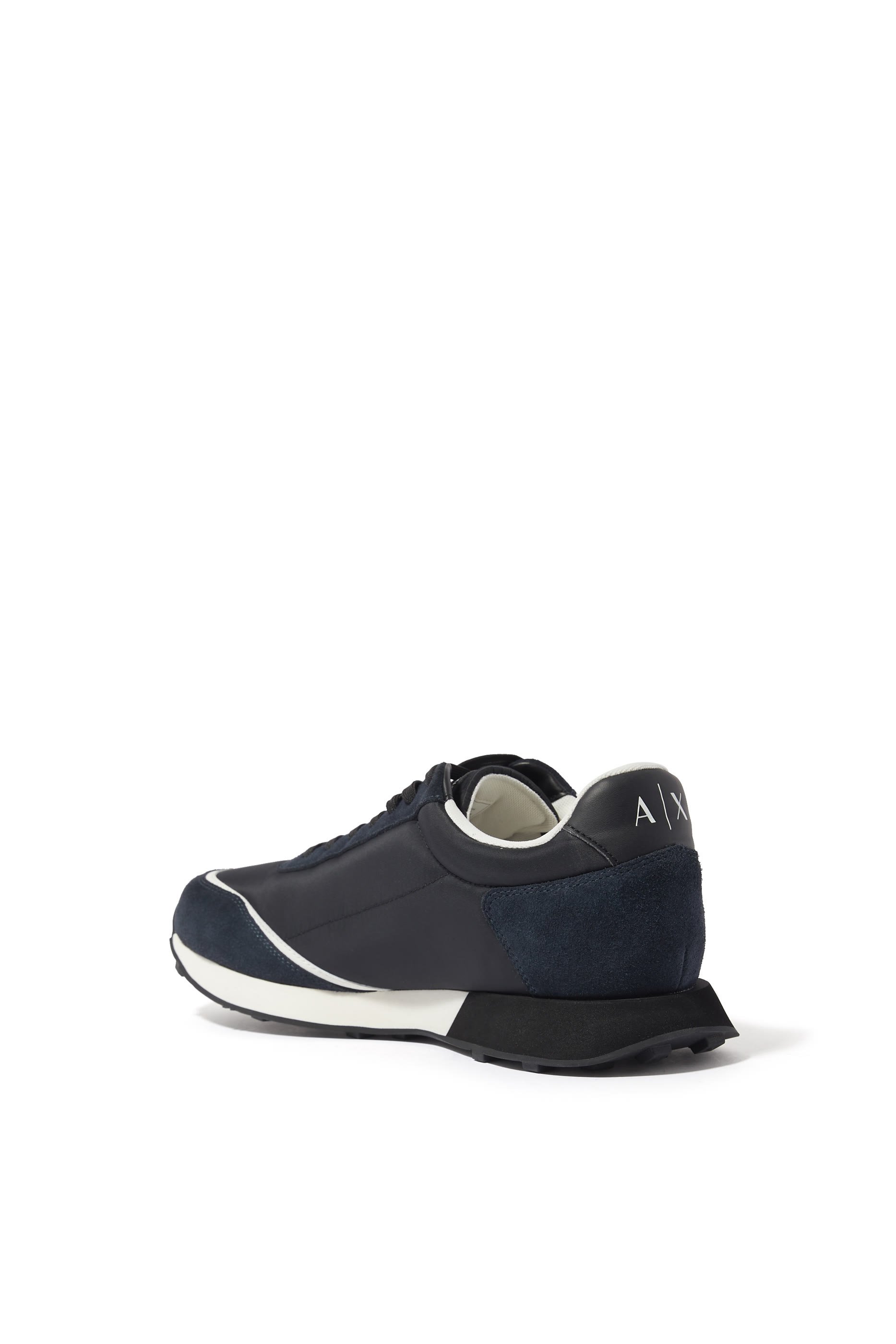 Suede Nylon Mix Sneakers
