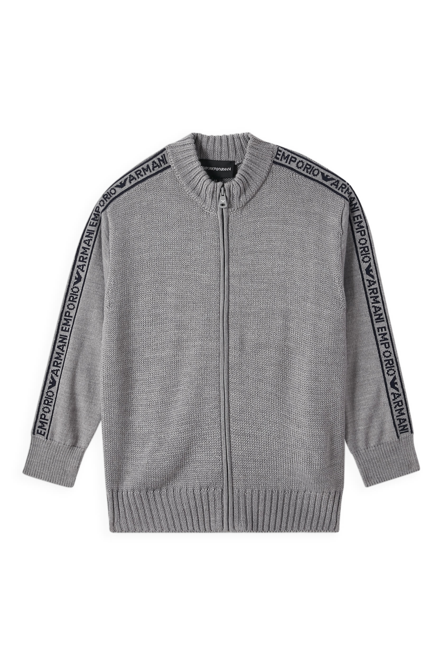 Kids Logo Tape Zip Cardigan