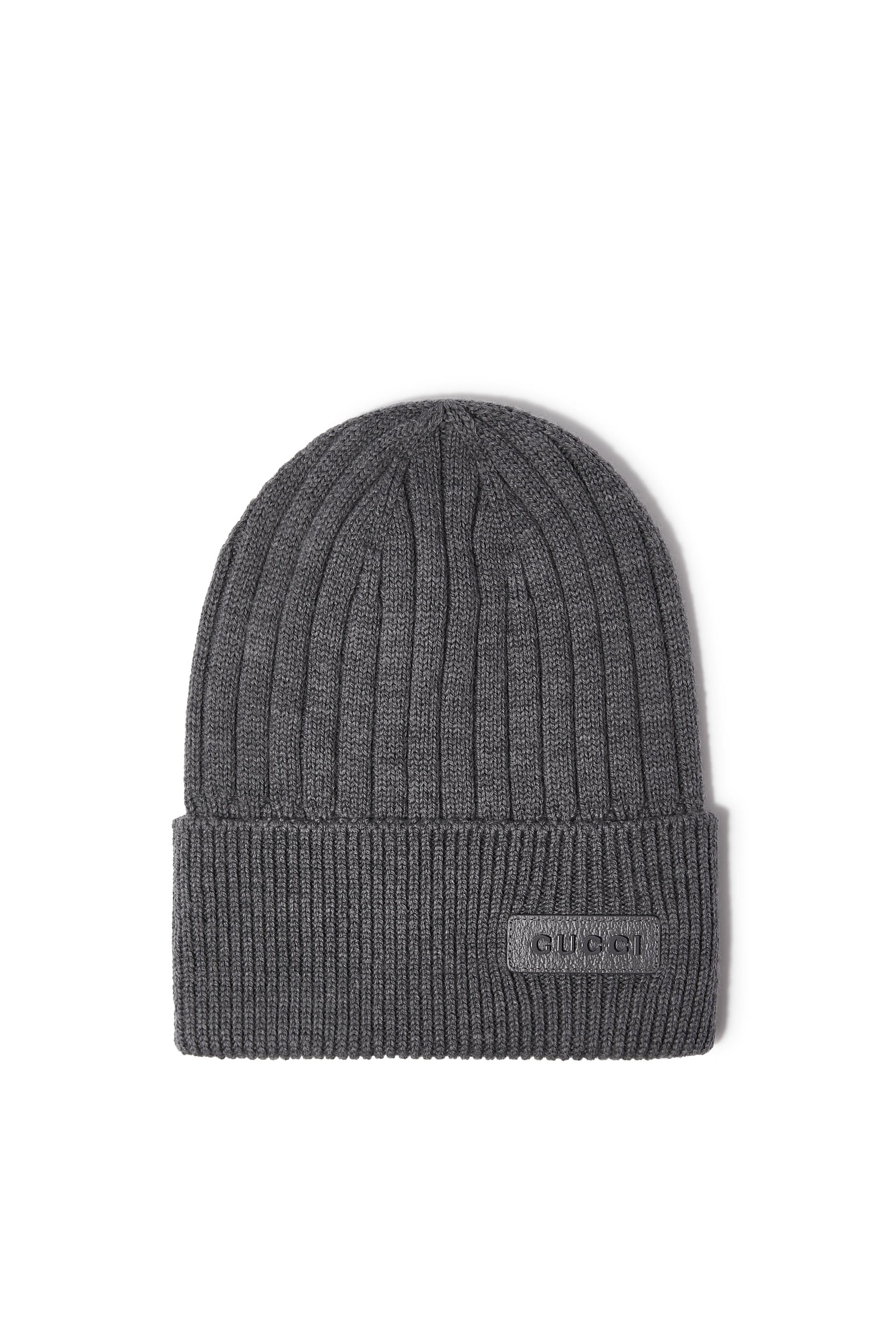 Rib Knit Wool Hat