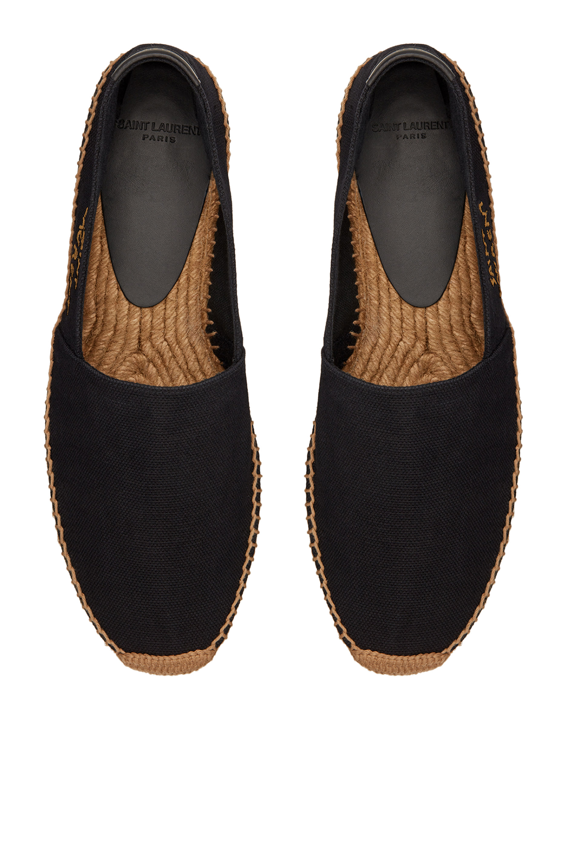 Embroidered Canvas Espadrilles