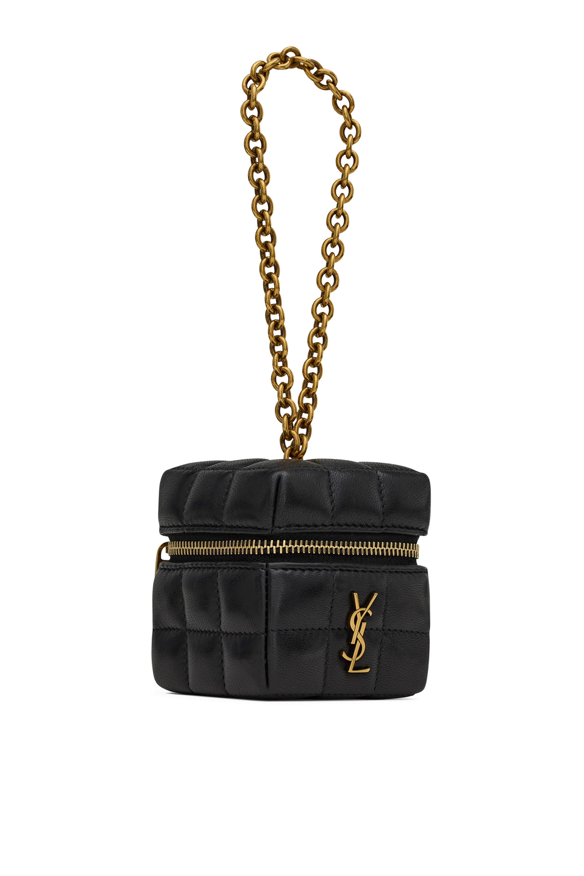  Cassandre Matelasse Carre Mini Cube on Chain in Lambskin