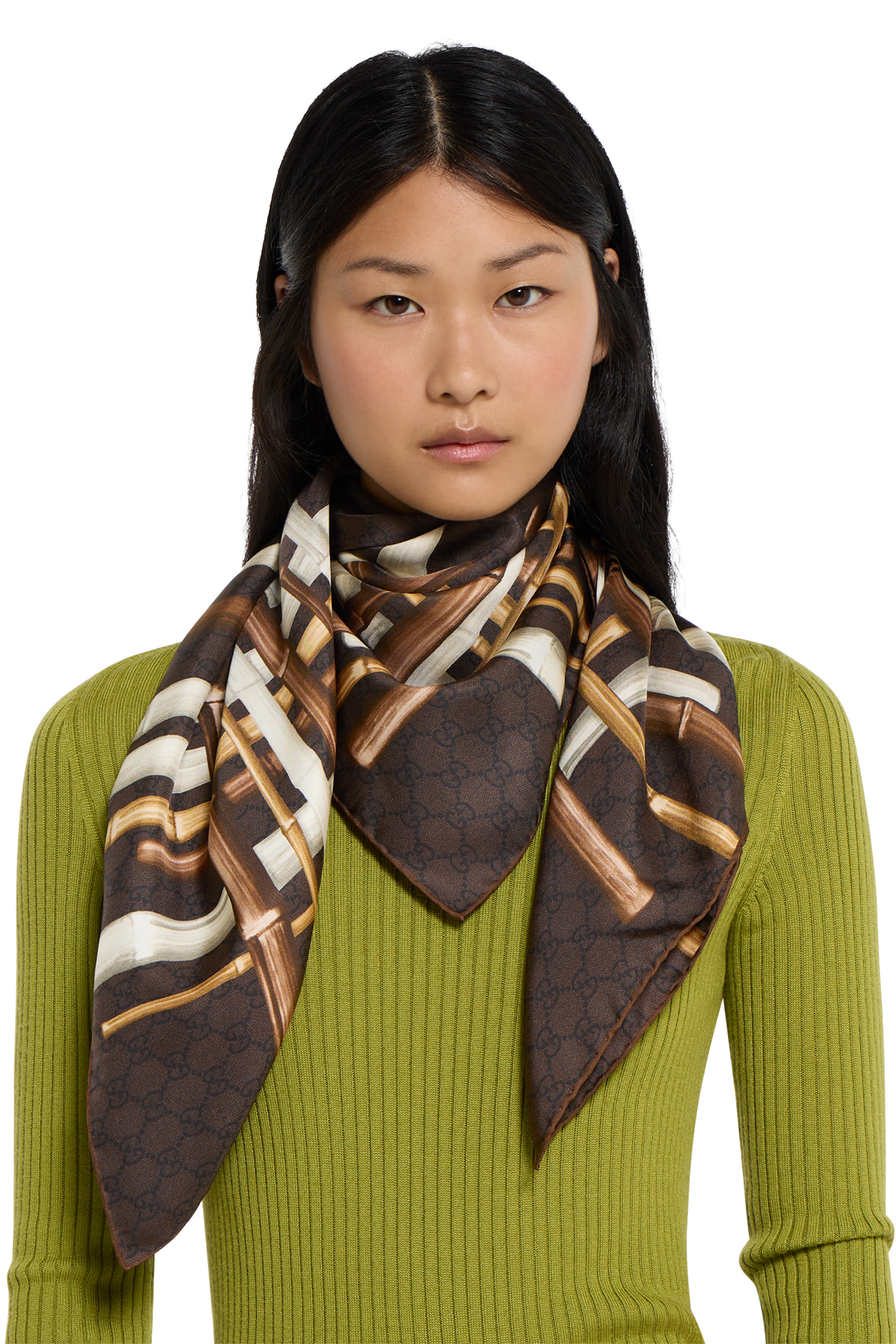 Printed Silk Twill Carré