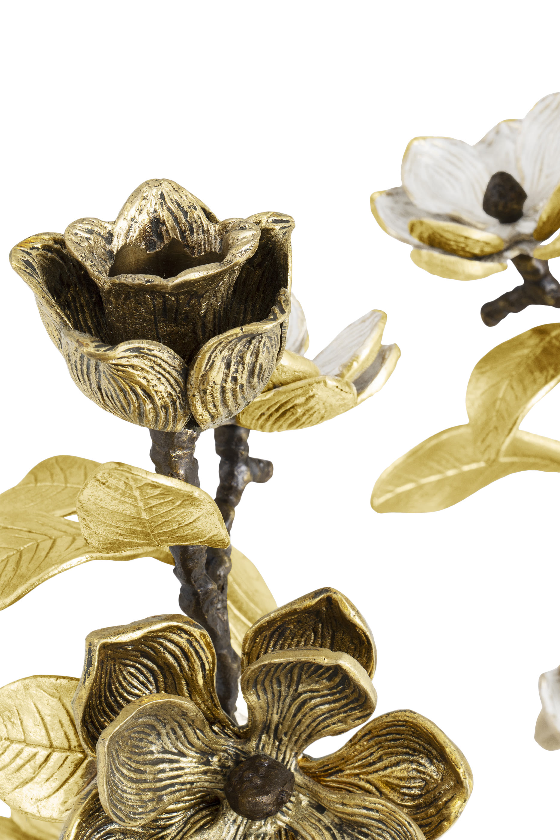 Vintage Bloom Candleholders Set