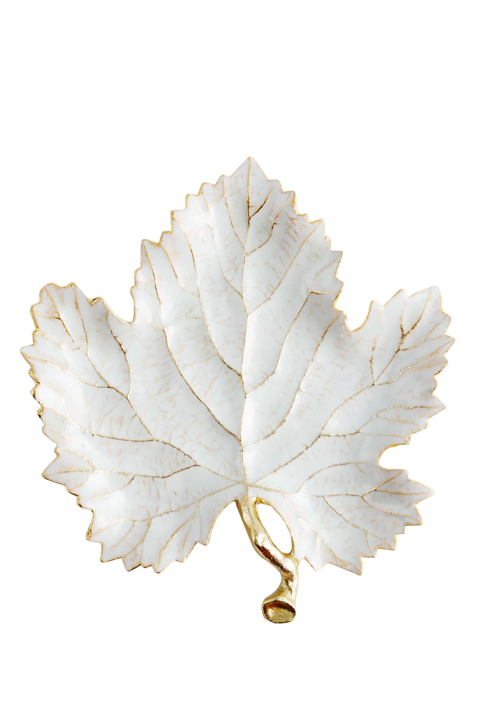 Winter Leaves Grape Leaf Dish
