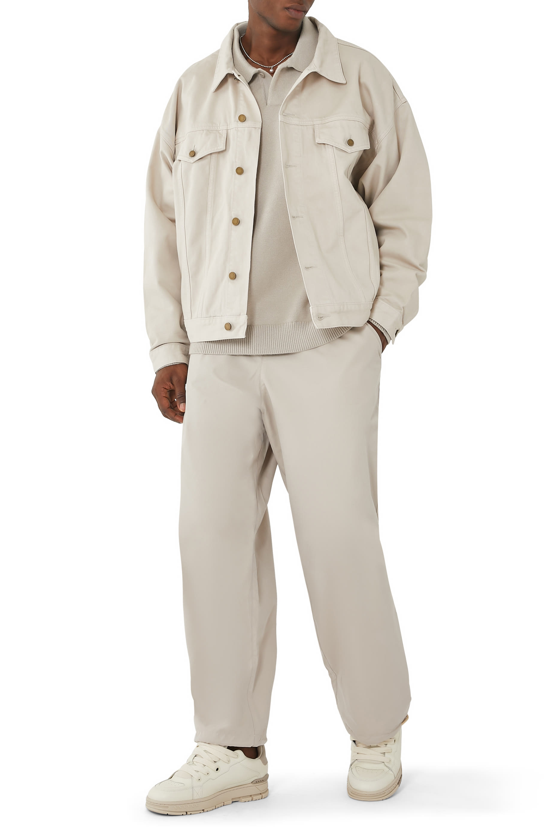 Essentials Knit Polo Sweater