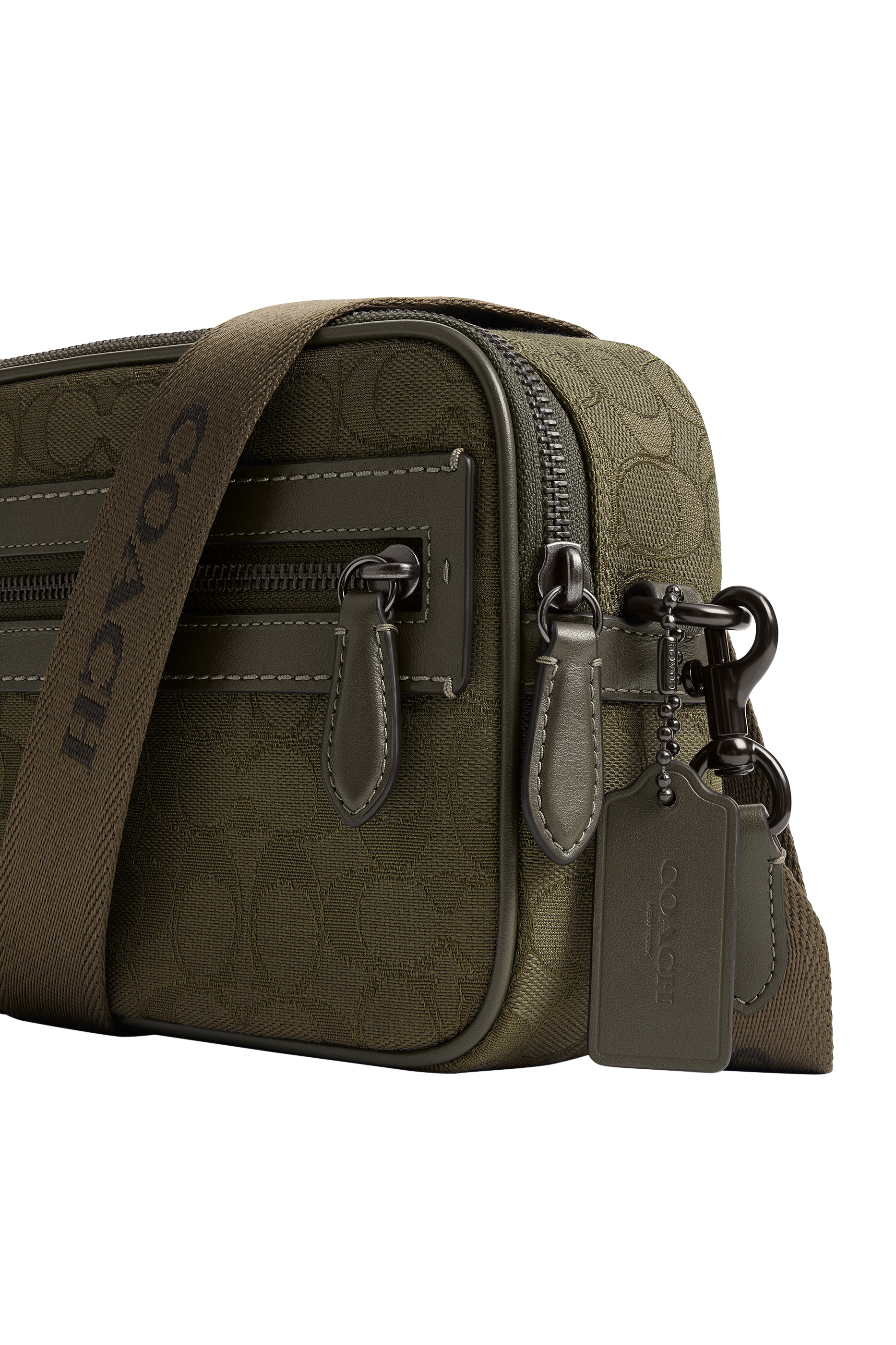 Theo Camera Bag in Signature Jacquard