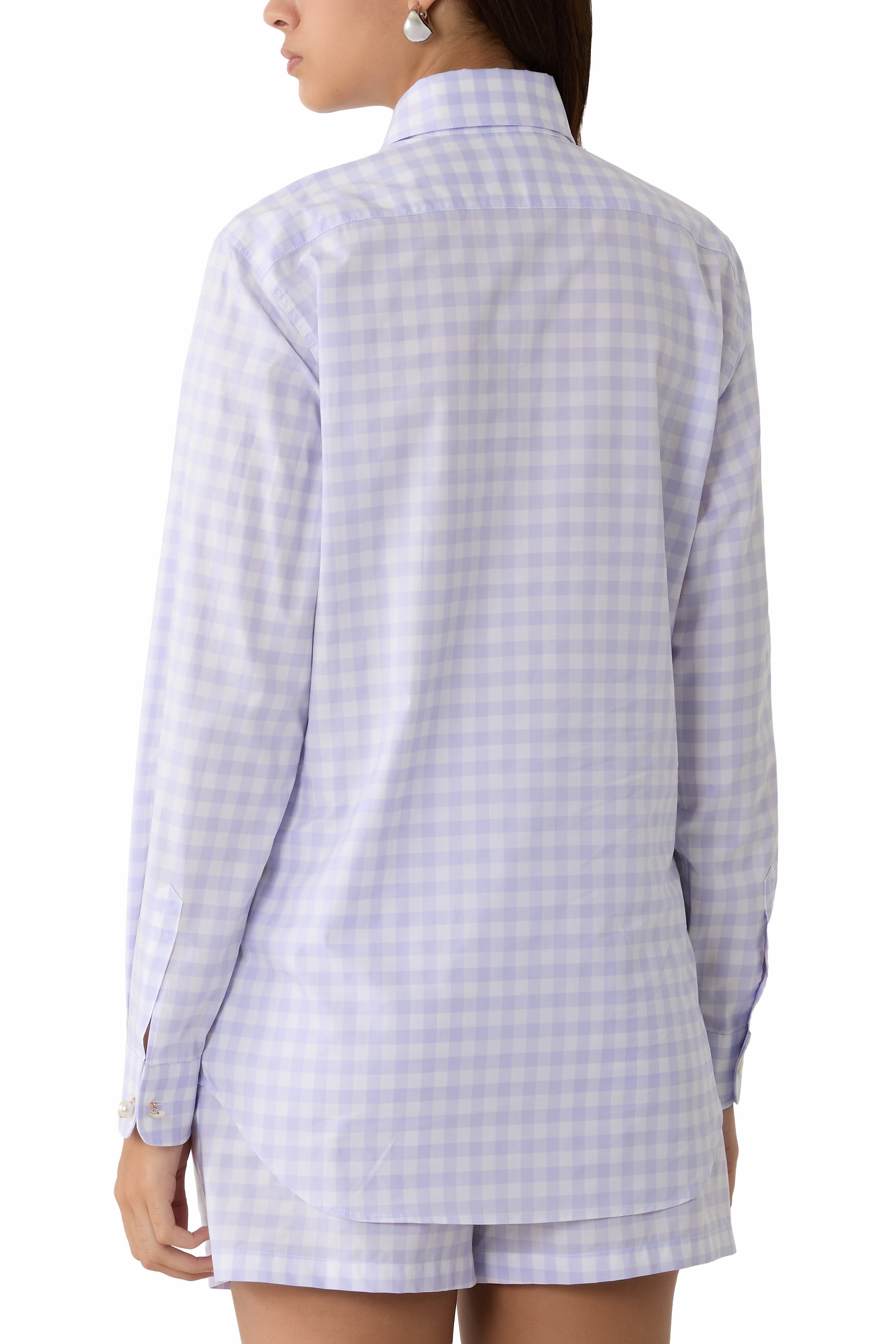  Vichy Checked Cotton Shirt