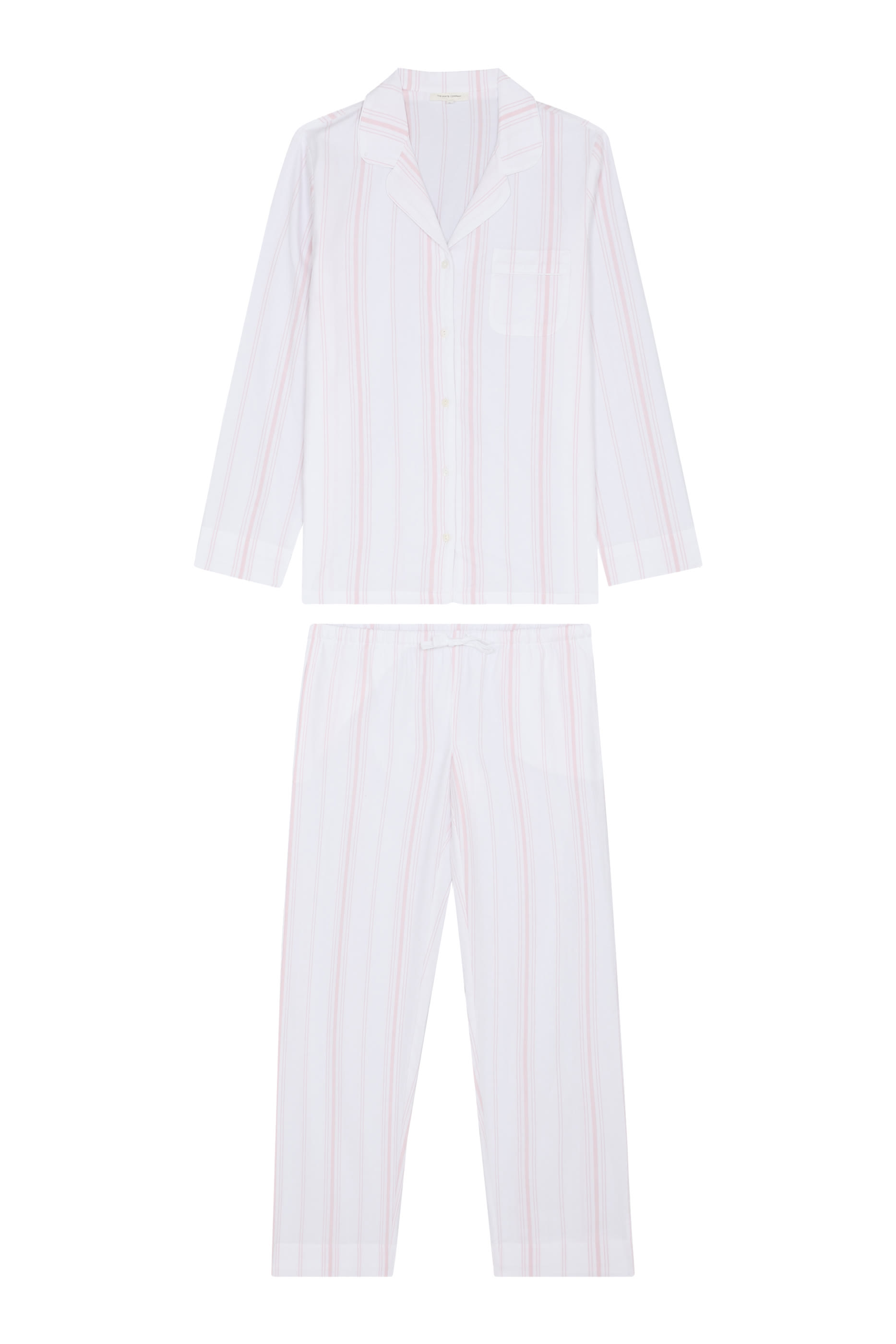 Brushed Cotton Stripe Classic Pajama Set