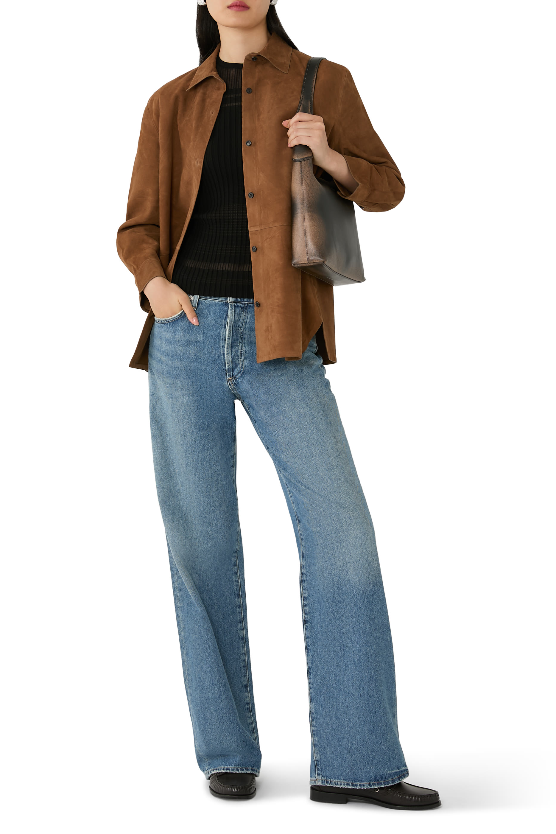 Button-Up Shirt Jacket