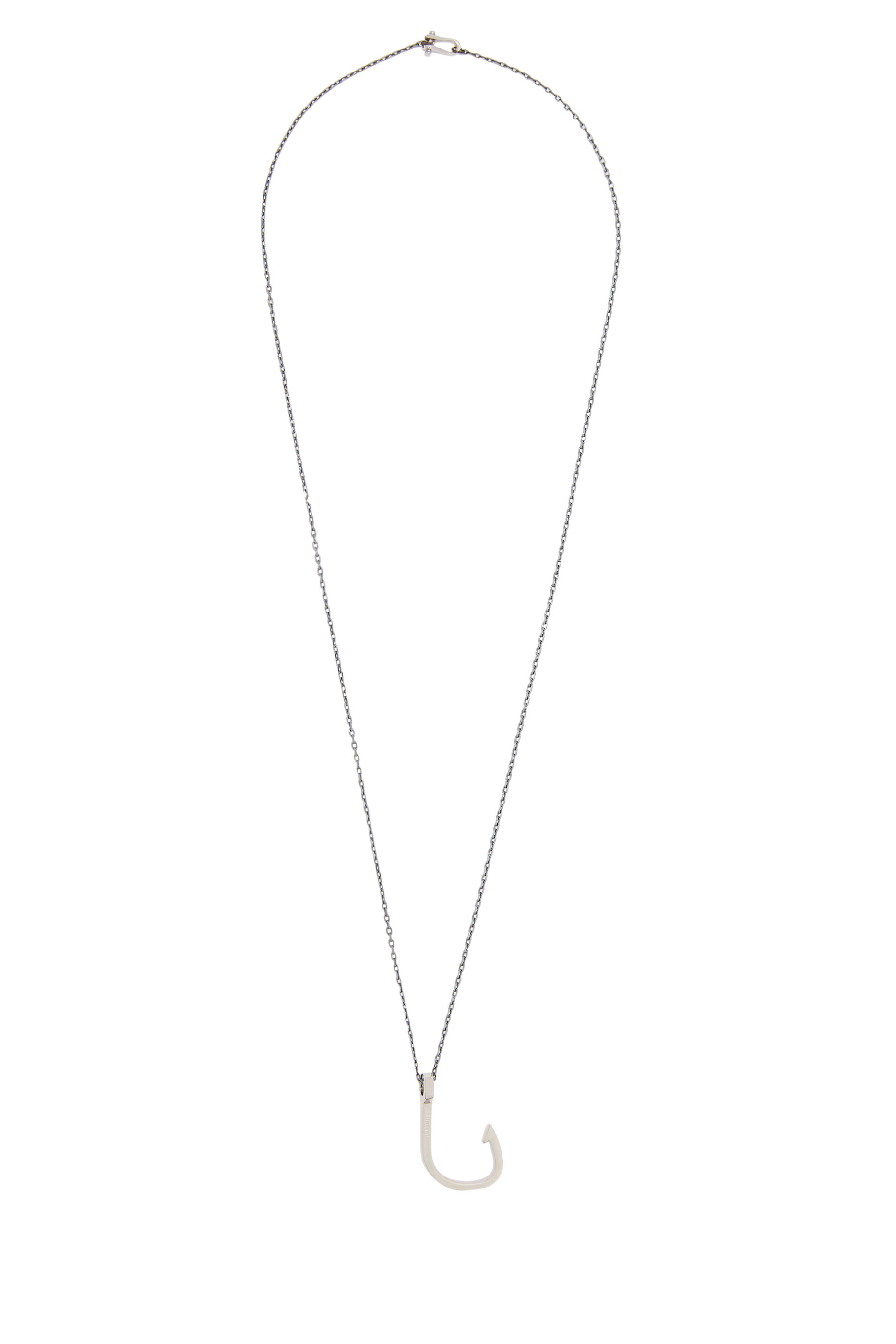 Hooked Silver Necklace