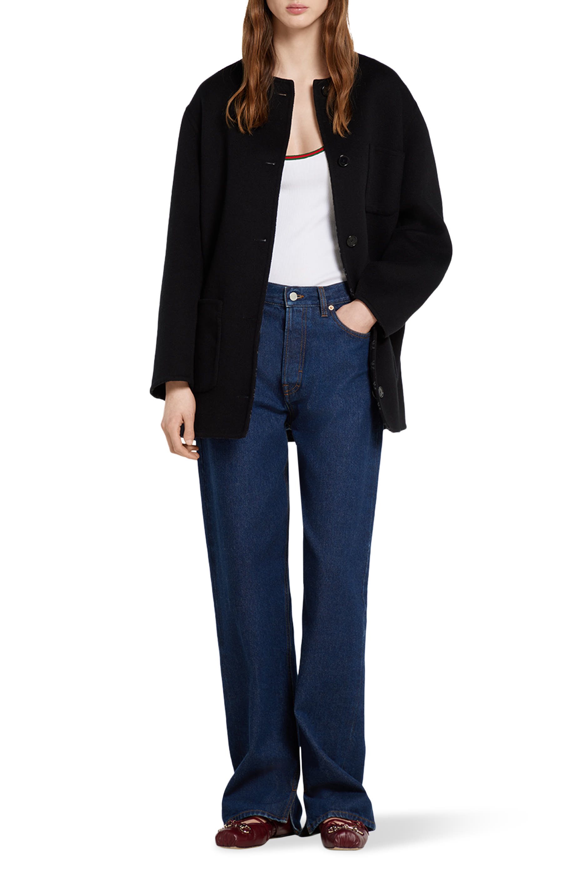 Reversible Wool Silk Jacket