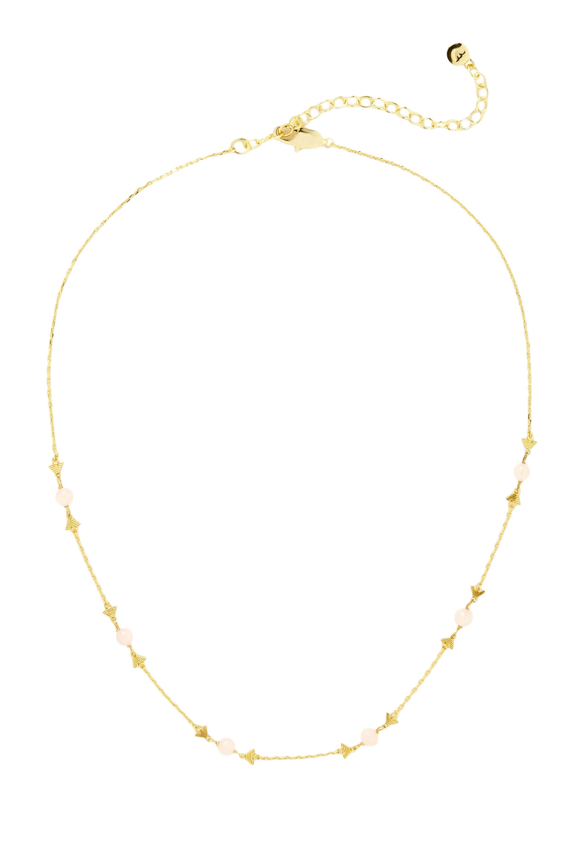 Station Necklace, Brass