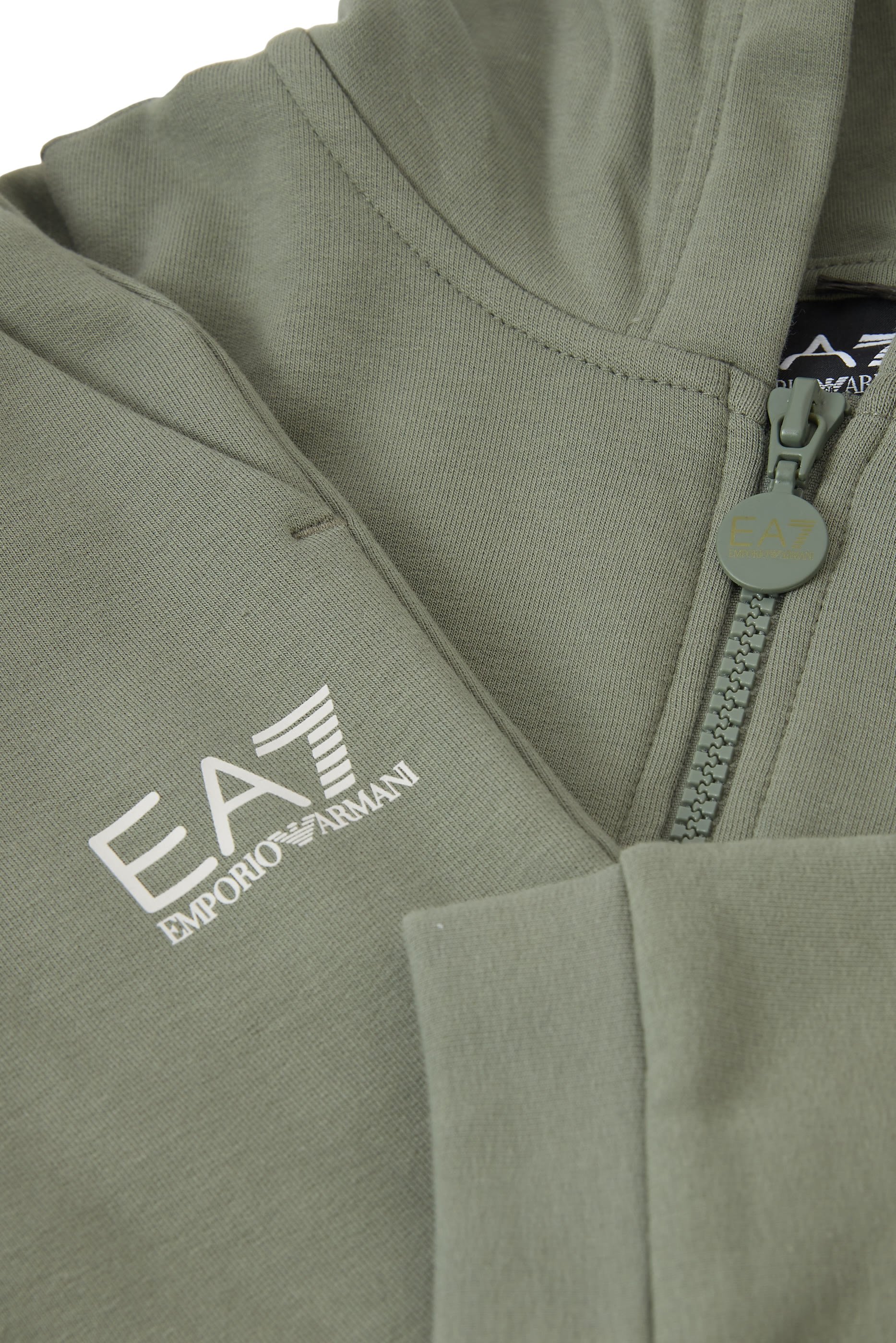 Kids Logo Print Cotton Tracksuit Set