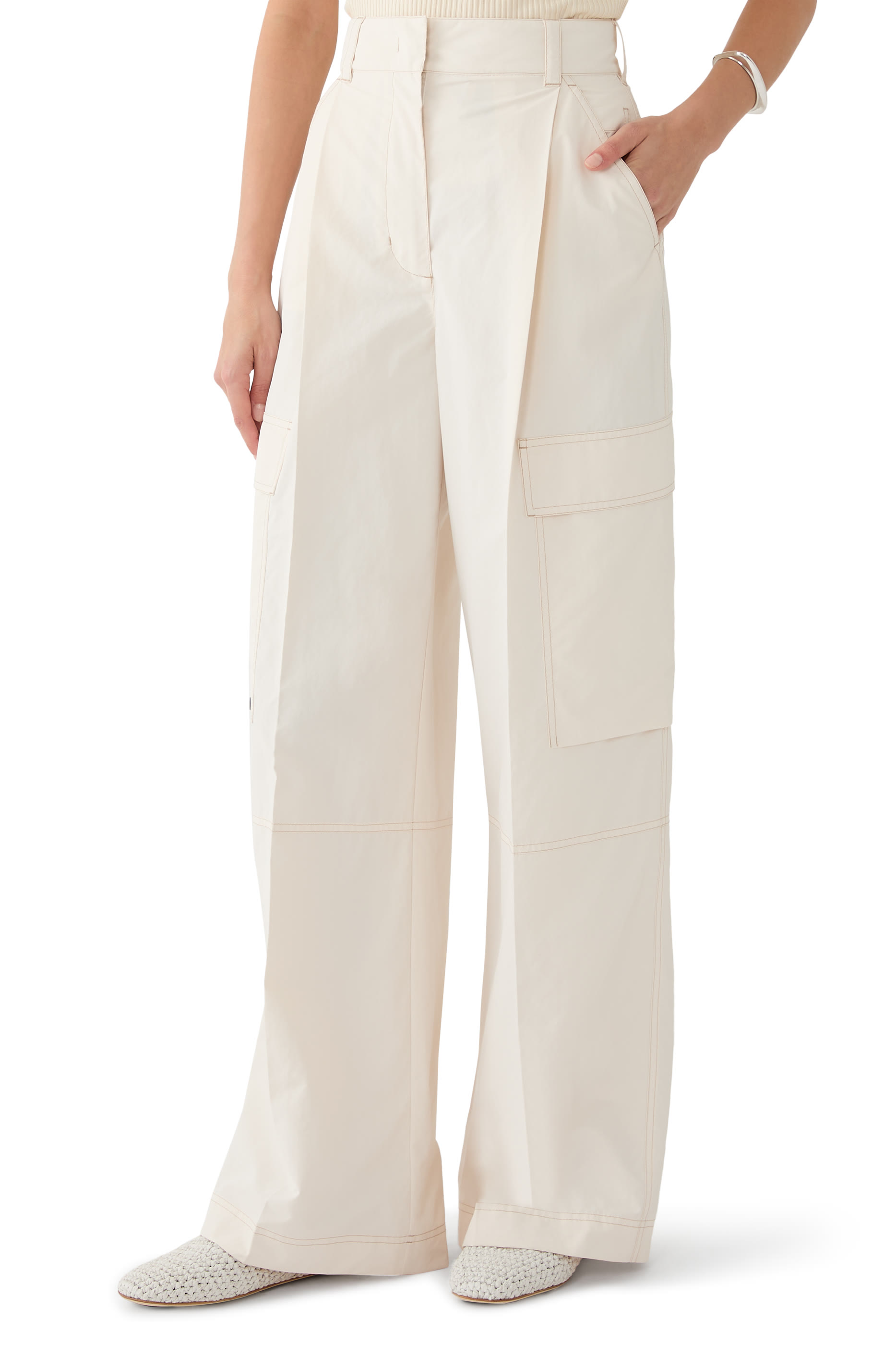Technical Froiss&eacute; Trousers